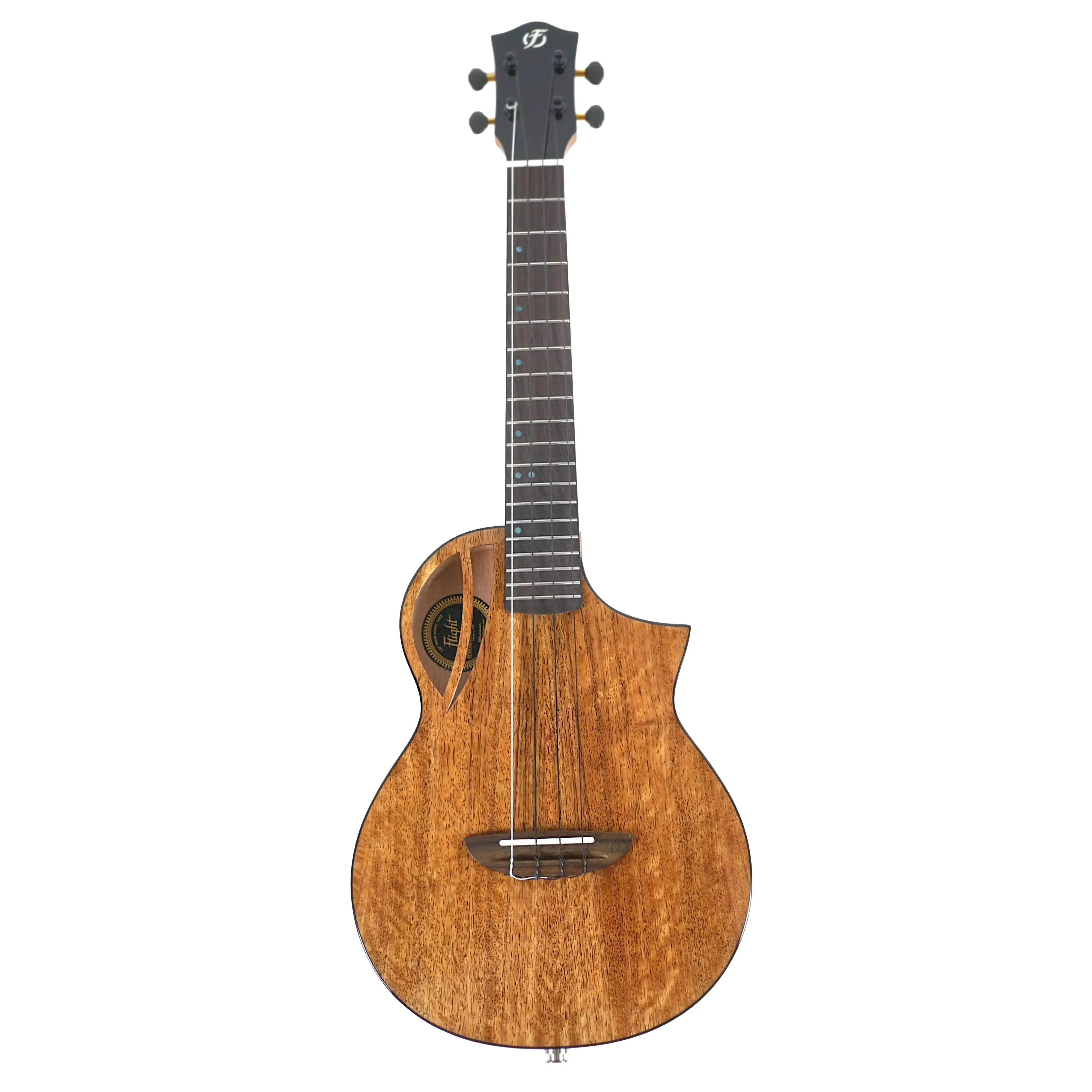 Flight AVIATOR-CE Solid Mango Top Tenor Ukulele w/ Pickup - Image 4