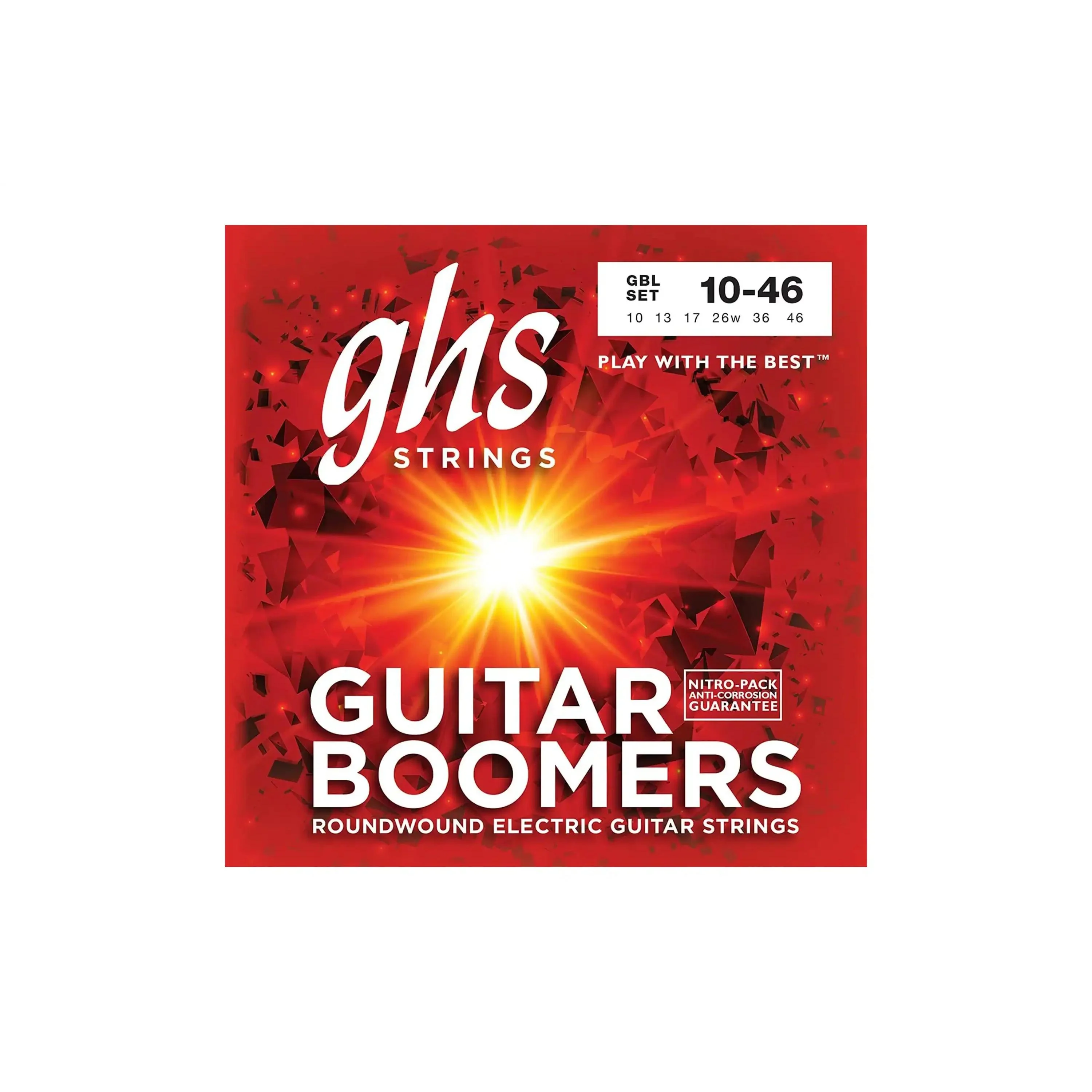 GHS GBL Guitar Boomers Nickel-Plated Electric Guitar Strings - Light .010-.046