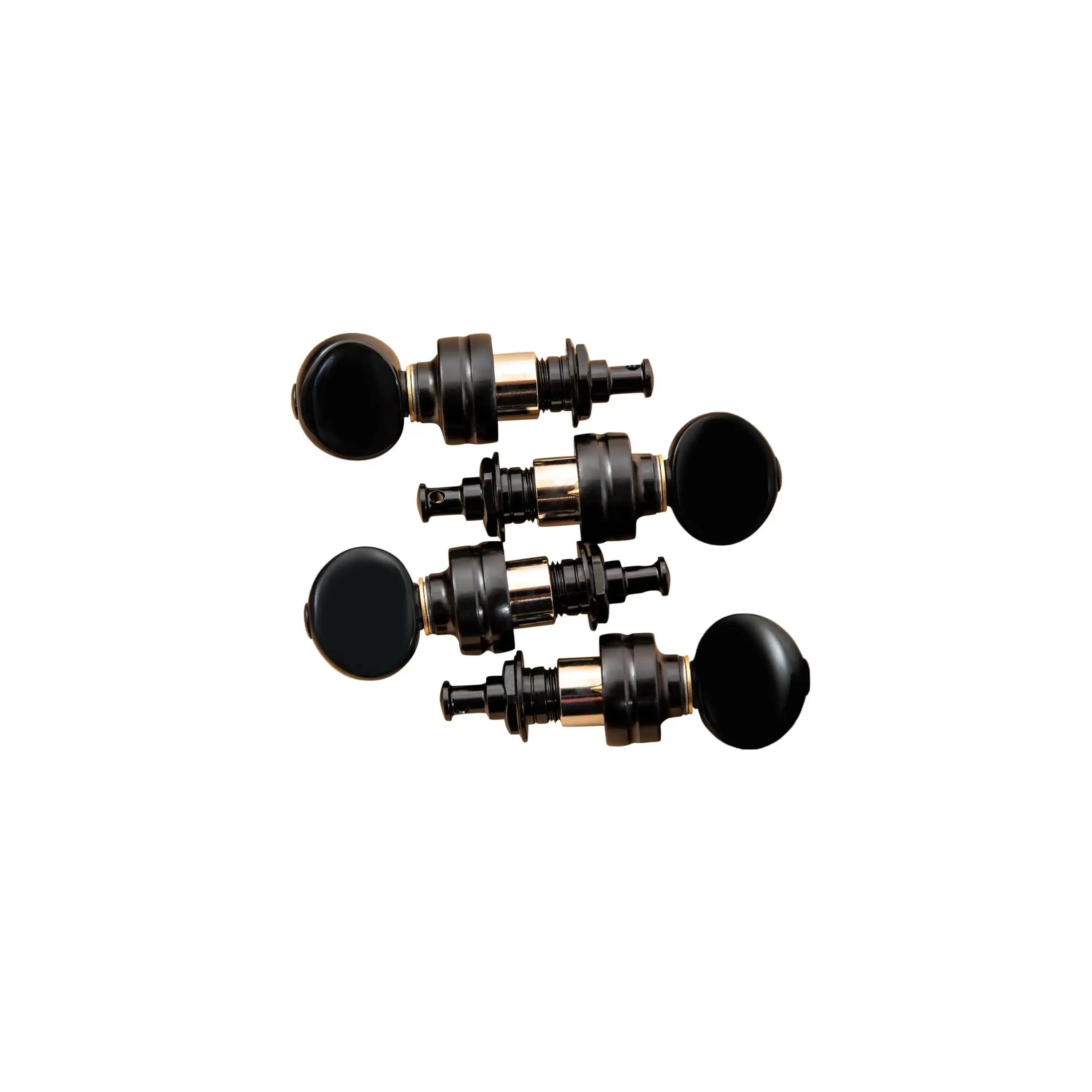 Gotoh UPTL Black Planteary Ukulele Tuning Machines 1:4 Gear Ratio FULL SET of 4 - NO BOX - Image 3