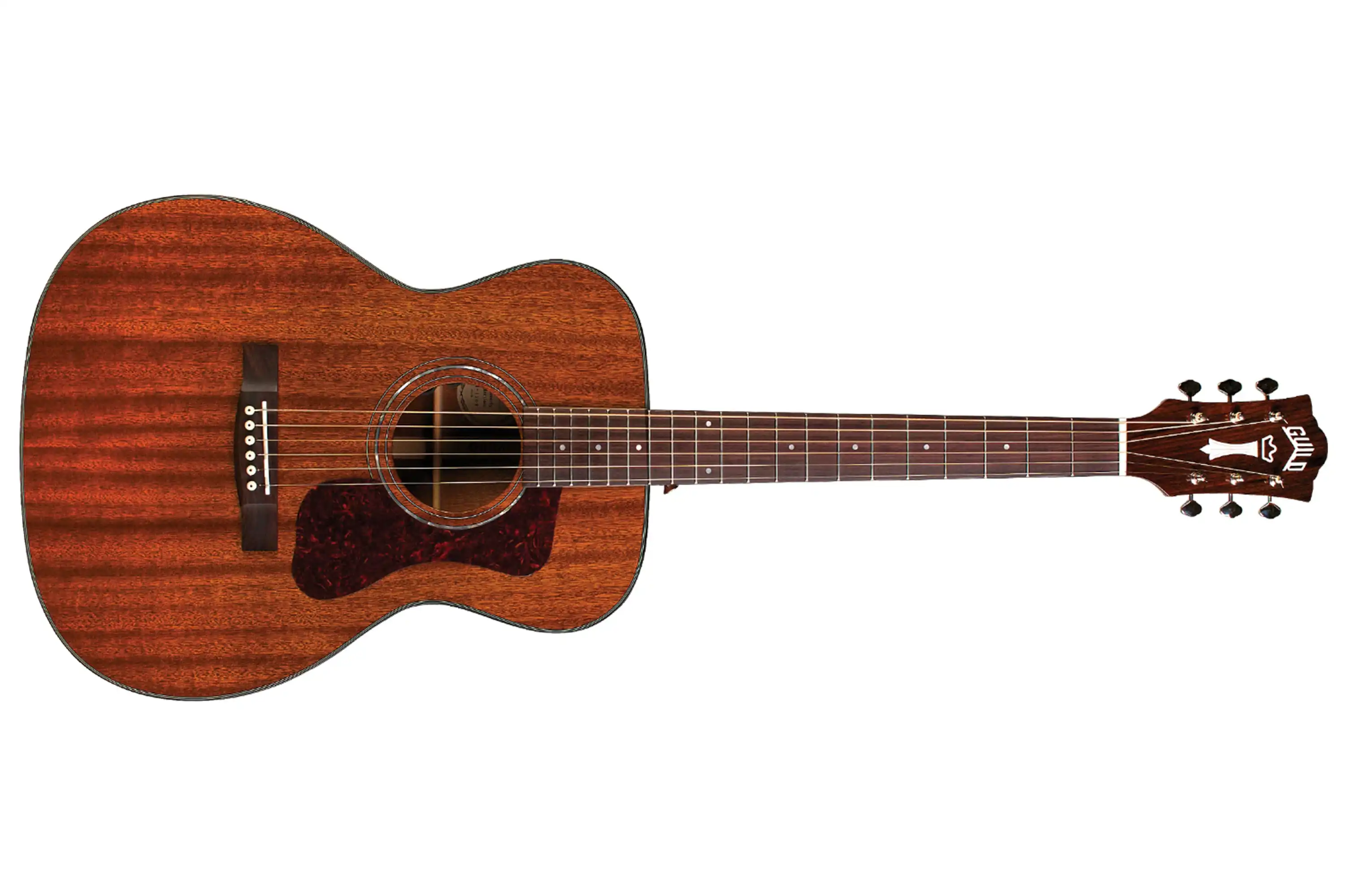 Guild OM-120 Natural Acoustic Guitar African Mahogany "Hondo" - Image 3