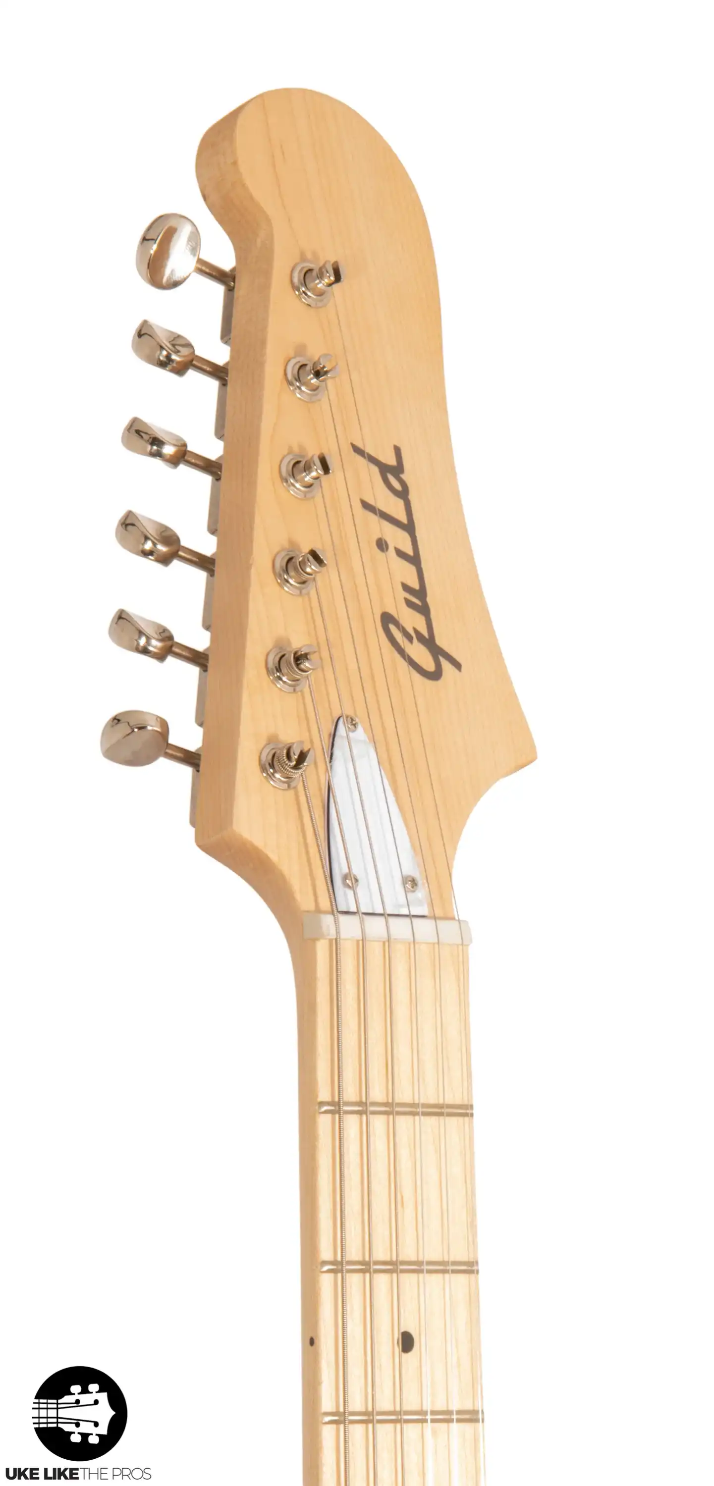 Guild Surfliner Electric Guitar Orange "Crazy Train" - Image 8