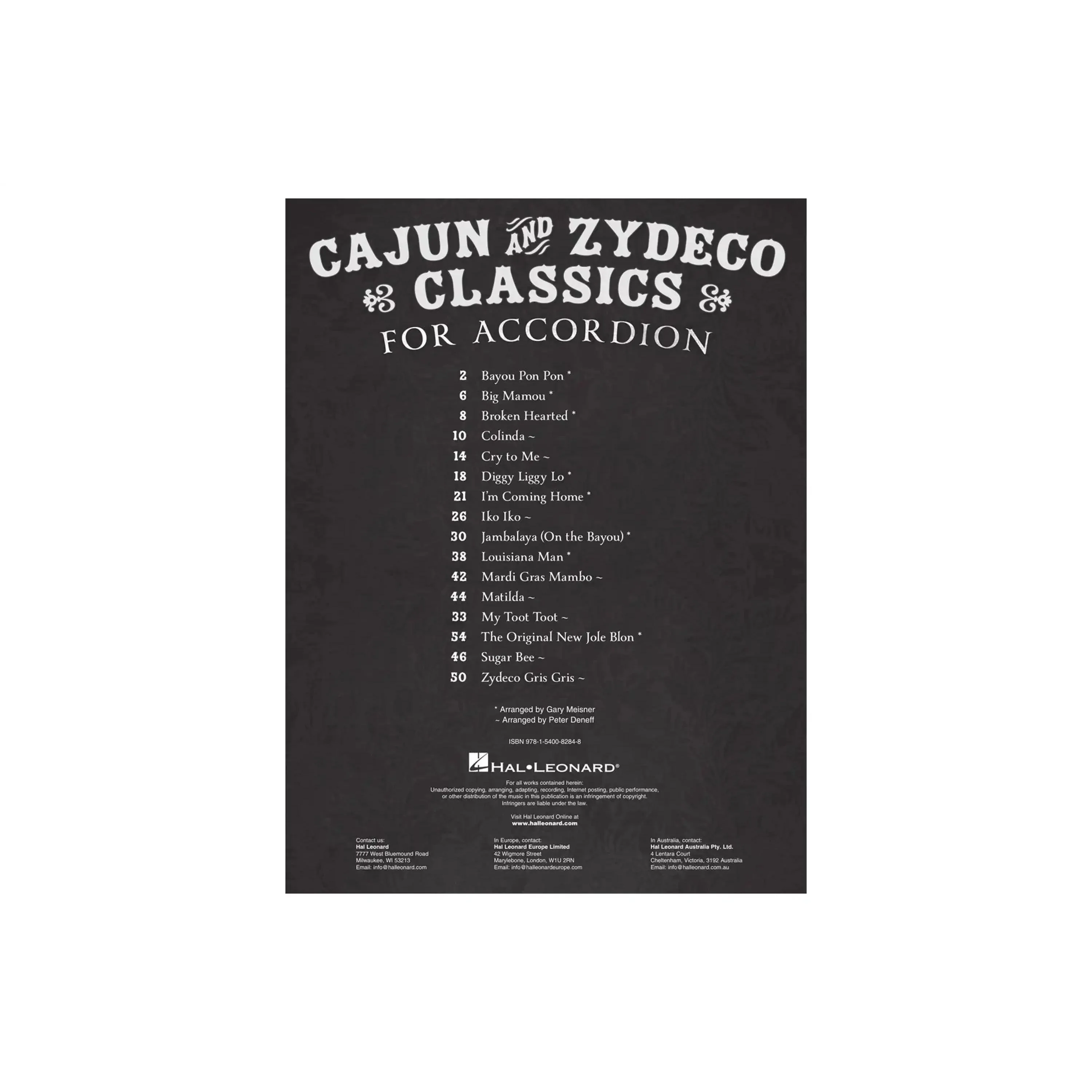 Hal Leonard Cajun & Zydeco Classics For Accordion Softcover Book - Image 2