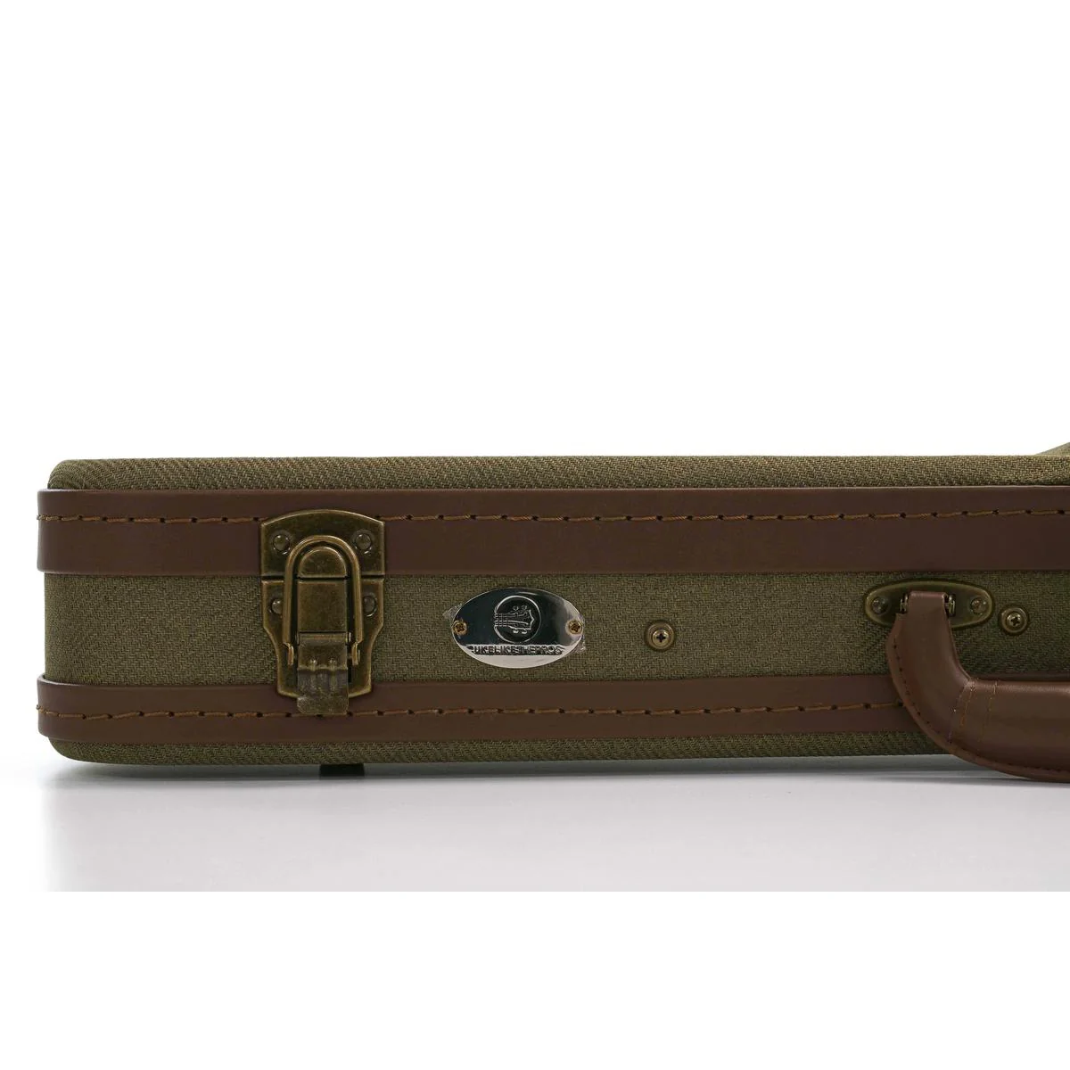 Kala OTT-AT Olive Tweed Archtop Tenor Ukulele Hardshell Case - Image 8