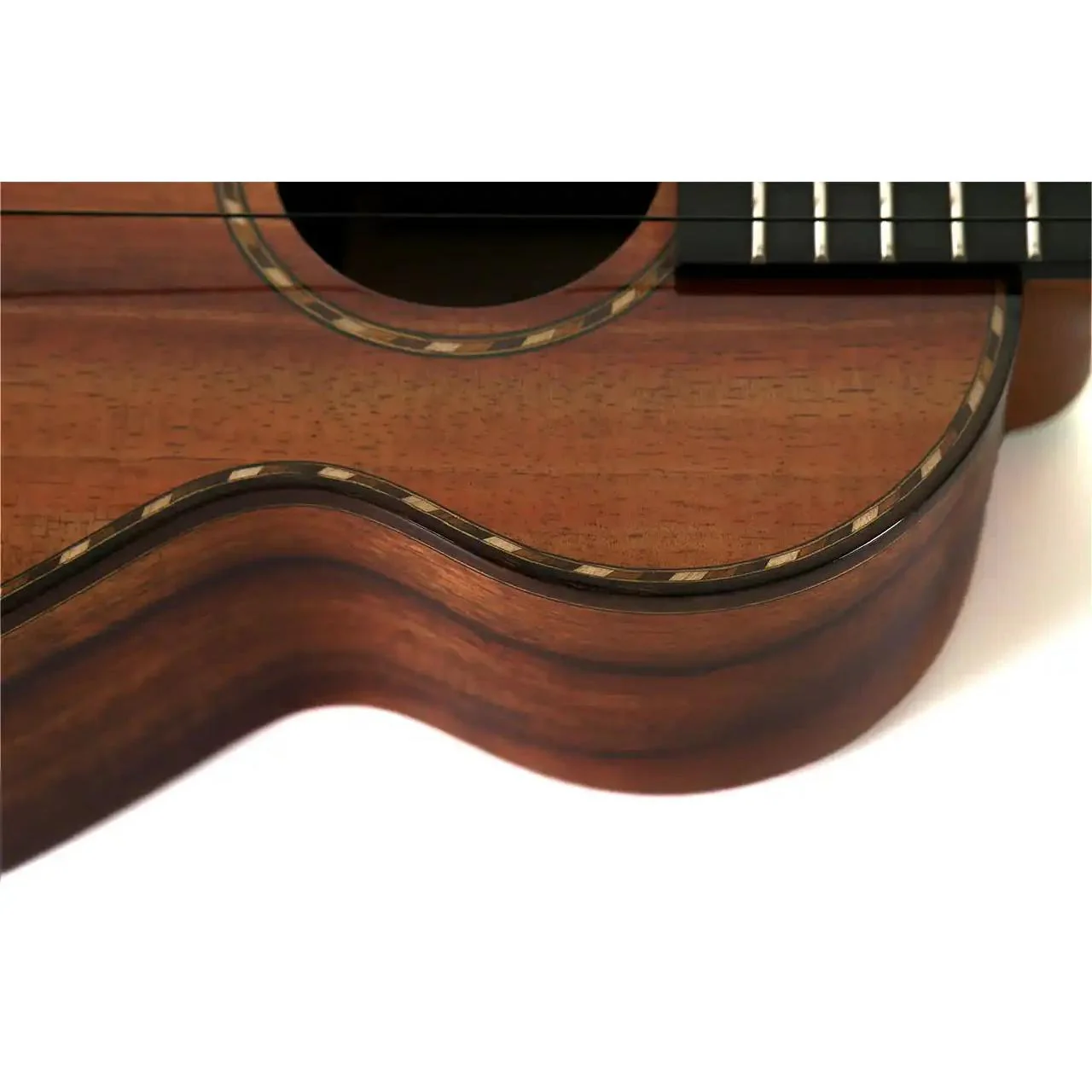Kamaka HF-2D Deluxe Hawaiian Curly Koa Concert Ukulele - Image 3