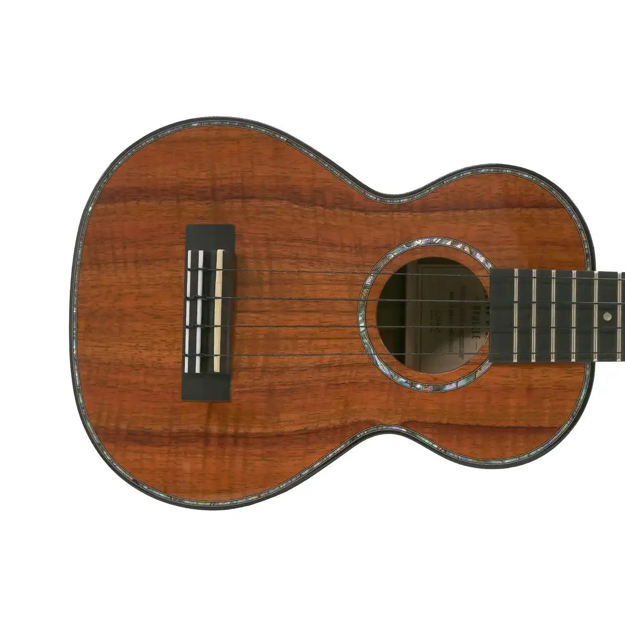 Kamaka HF-3-D2 Deluxe Curly Hawaiian Koa Tenor Ukulele
