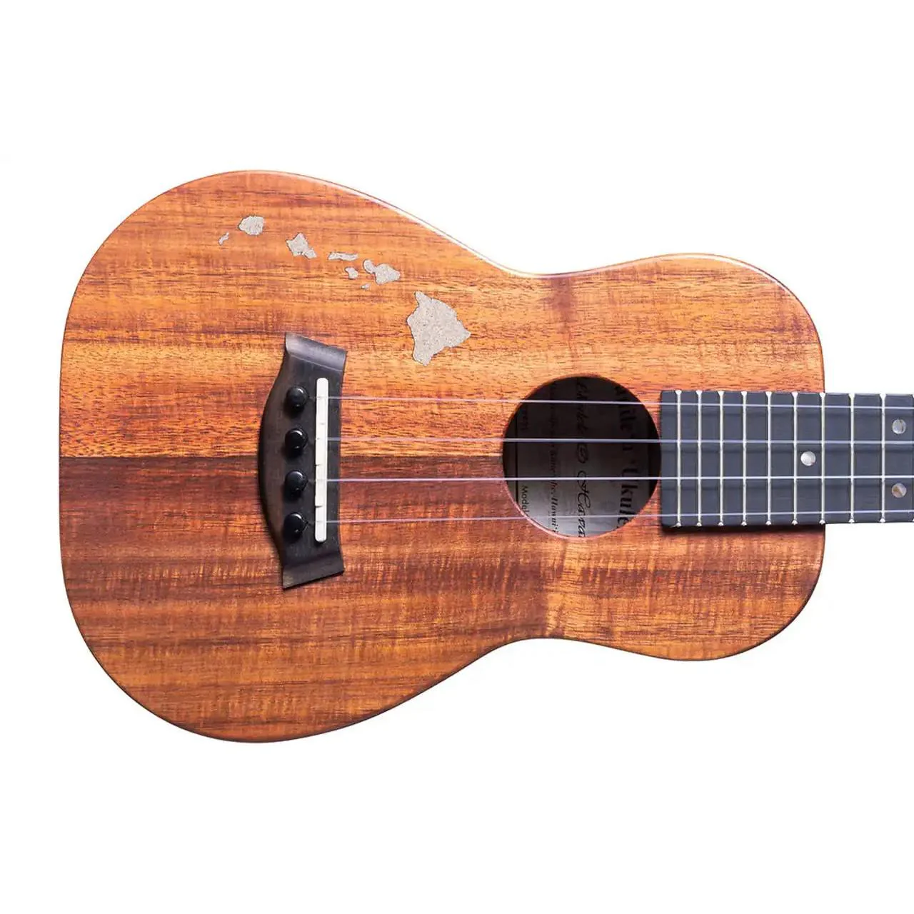 Kanile'a ISL-C Islands Series Natural Hawaiian Koa Concert Ukulele