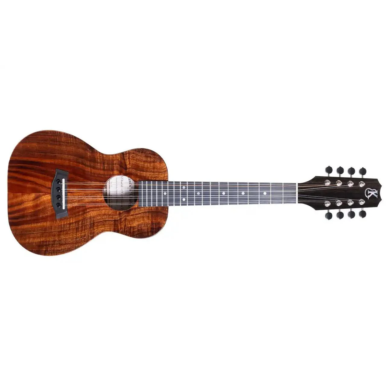 Kanile'a K-1 Deluxe Hawaiian Koa 8-String Tenor Ukulele - Image 4