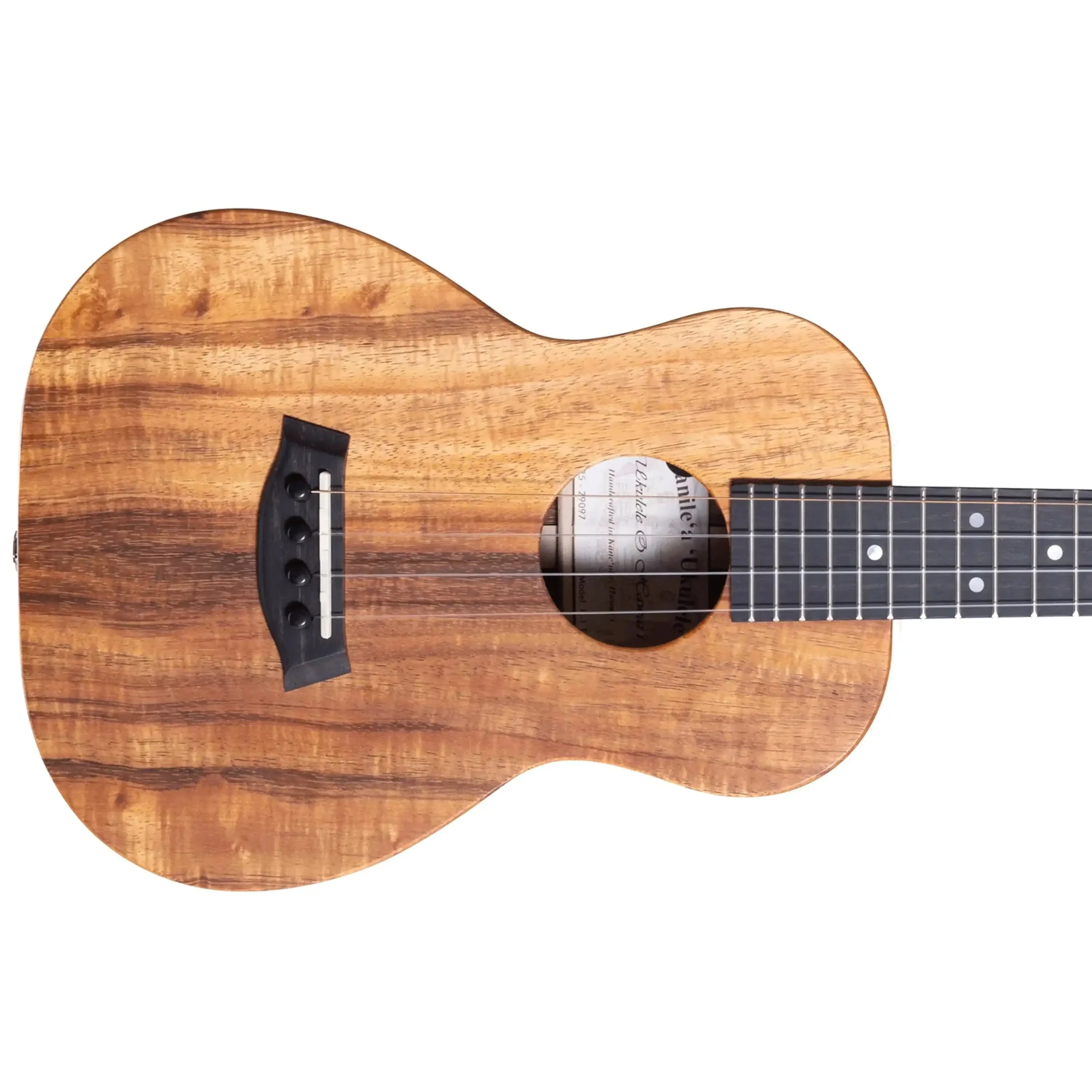 Kanile'a K-1 Natural Solid Hawaiian Koa Tenor Ukulele with Pickup
