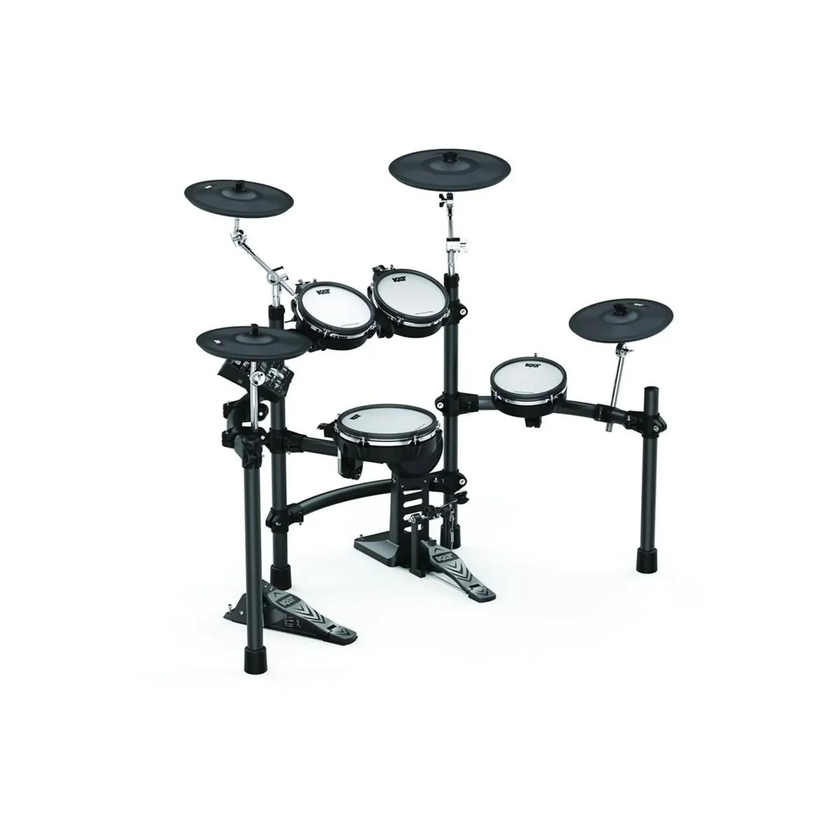 KAT KT-300 Electronic Drum Set with Remo Mesh Heads, Kick Pedal and Tennis Beater - Image 4