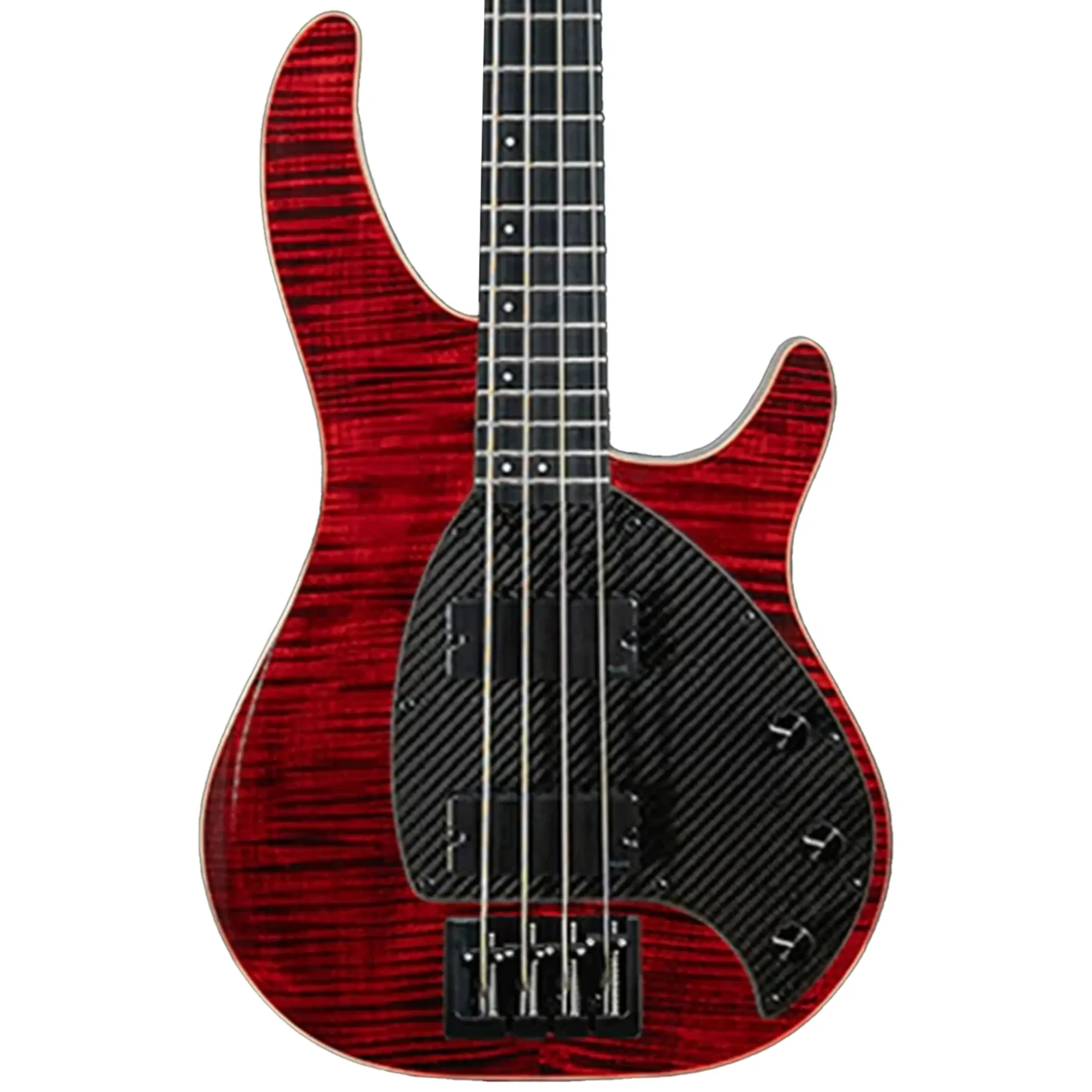 Klōs Apollo IV Custom Electric Jazz Bass with Passive Pickup - Red