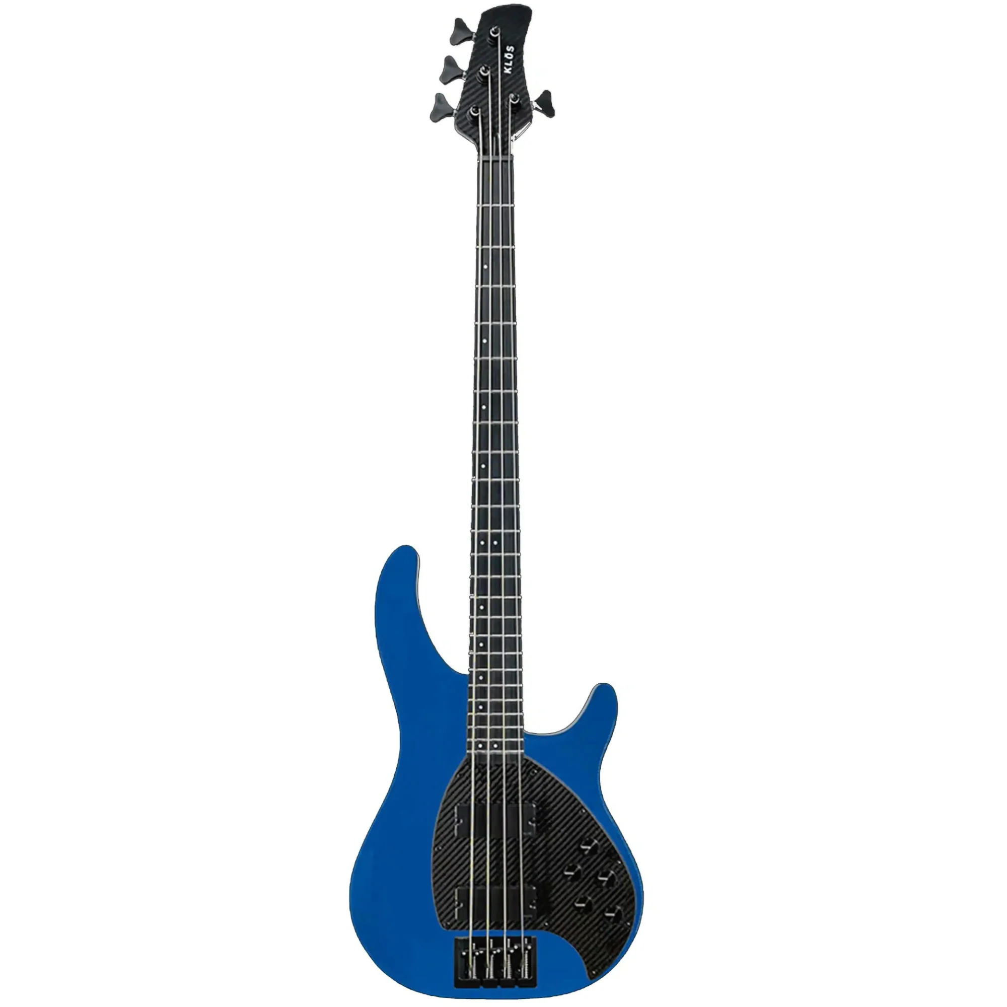 Klōs Apollo IV Custom Electric Precision Bass with Active-Passive Pickup - Blue - Image 2