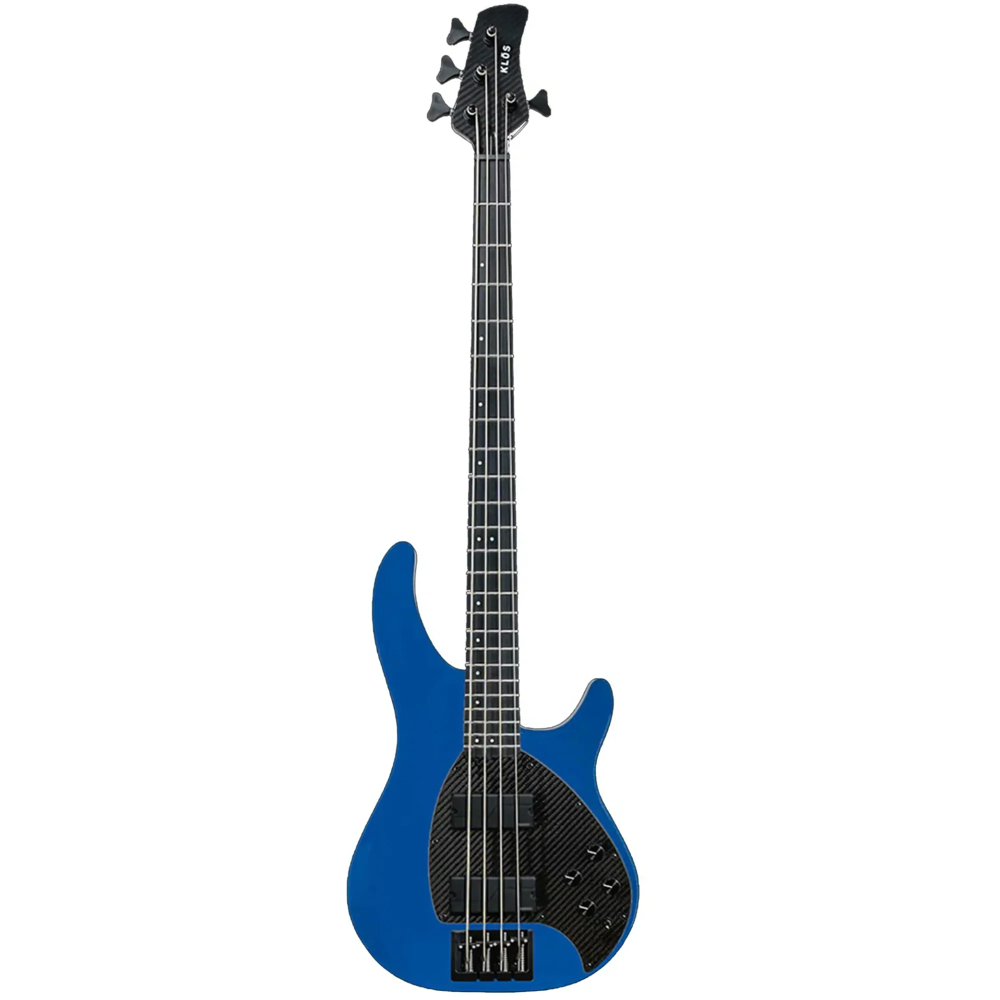 Klōs Apollo IV Custom Electric Precision Bass with Active Pickup - Blue - Image 2