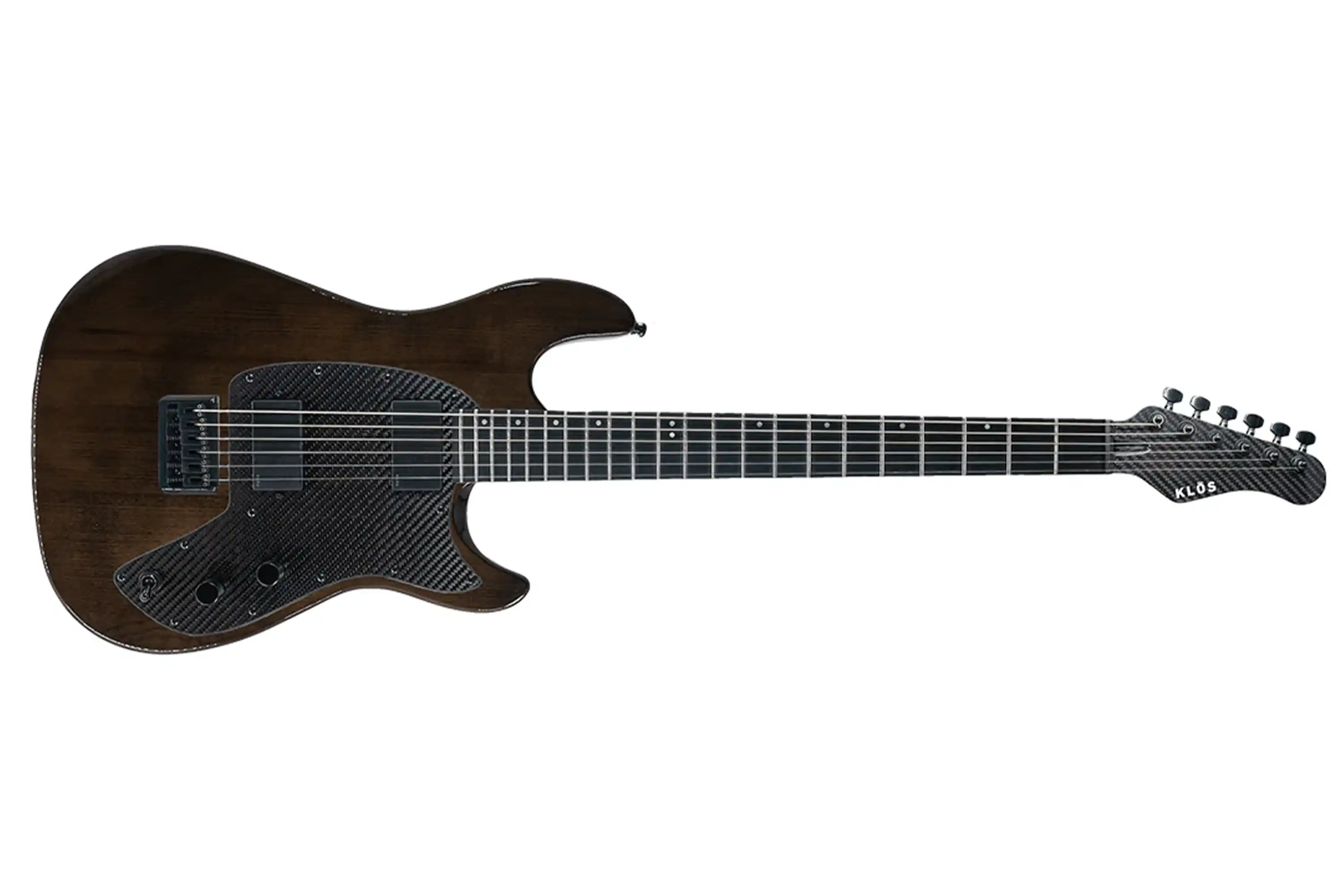 Klōs Baritone Electric Guitar - Dark Brown - Image 2