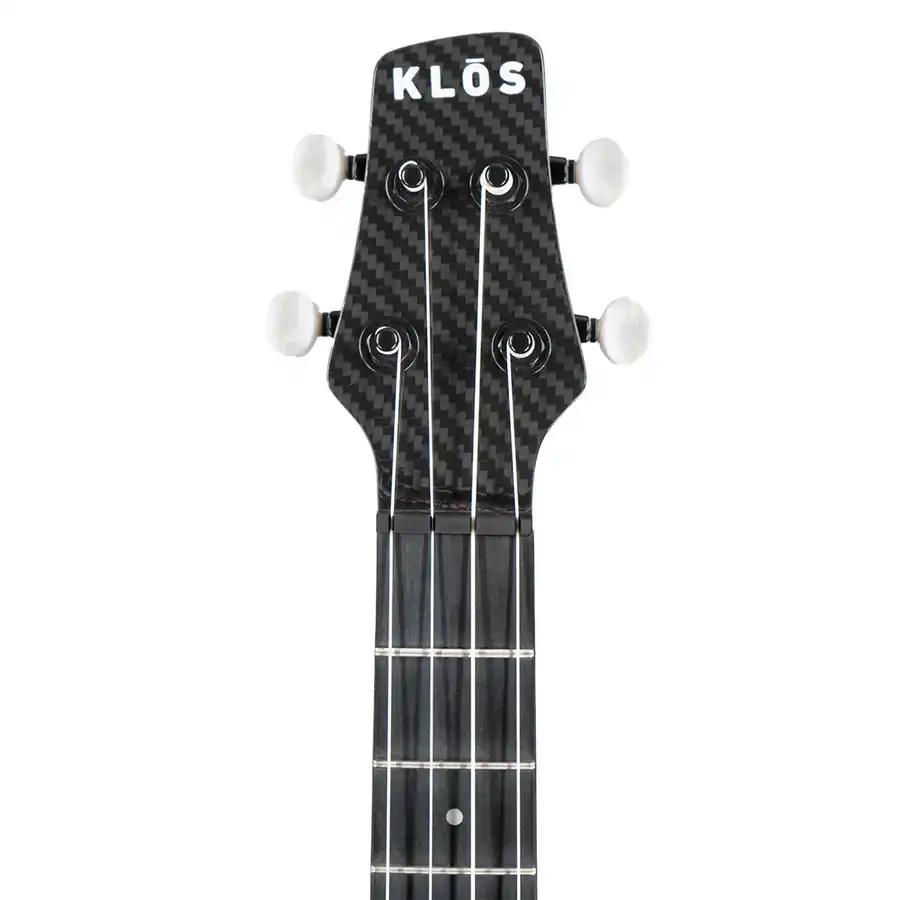 Klōs Full Carbon Fiber Acoustic-Electric Baritone Ukulele w/ Pickup & Tuner - Image 6