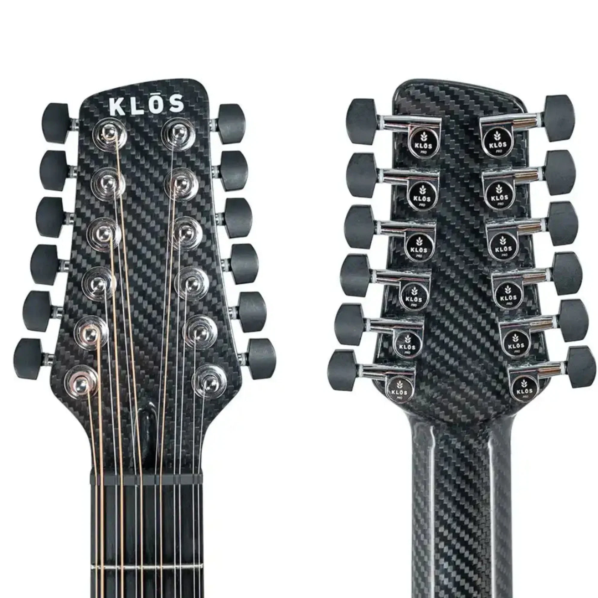 Klōs Full Carbon Grand Cutaway 12-String Acoustic Guitar with LR Baggs Anthem Pickup - Image 5