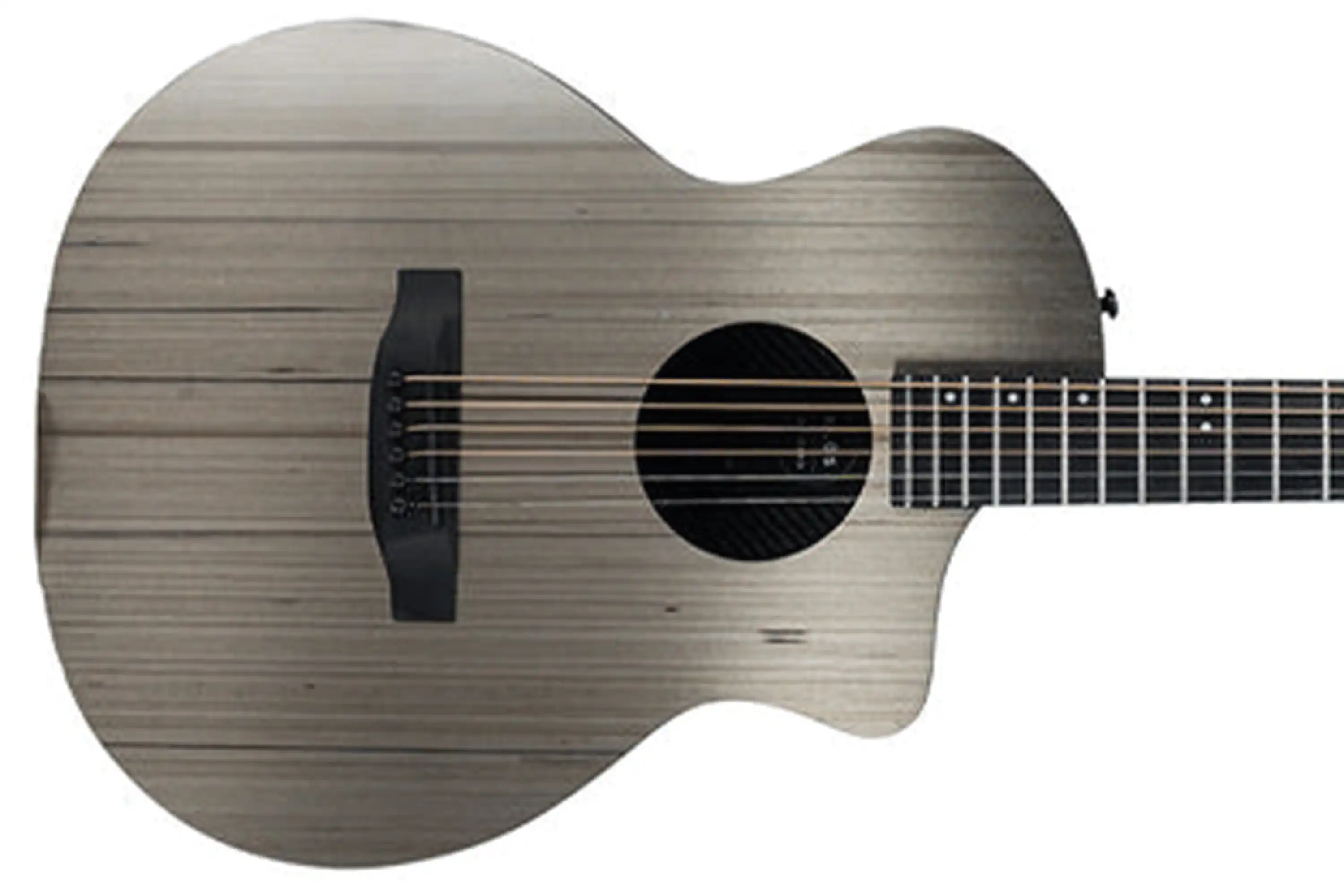 Klōs Full Carbon Timber Grand Cutaway Mini Acoustic Guitar