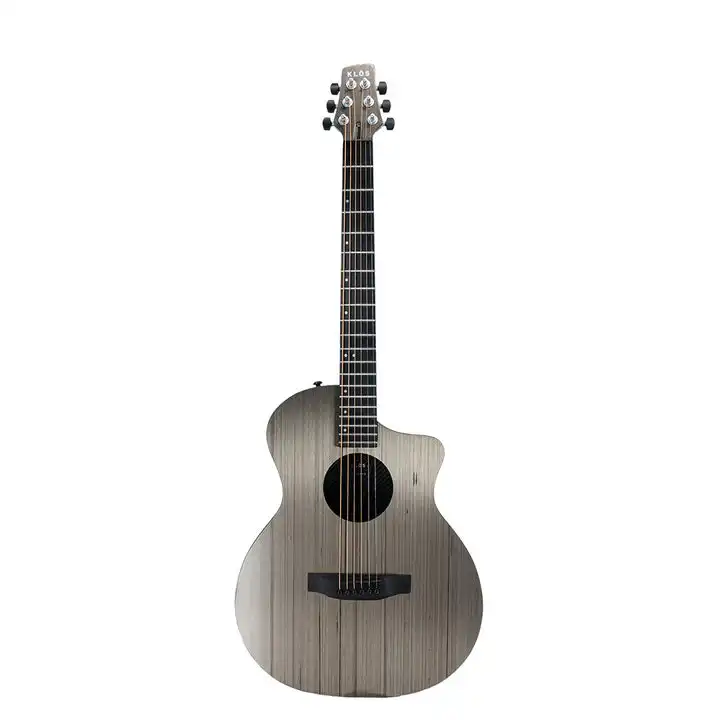 Klōs Full Carbon Timber Grand Cutaway Mini Acoustic Guitar - Image 3