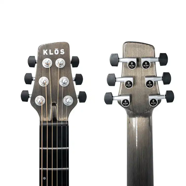 Klōs Full Carbon Timber Grand Cutaway Mini Acoustic Guitar - Image 5