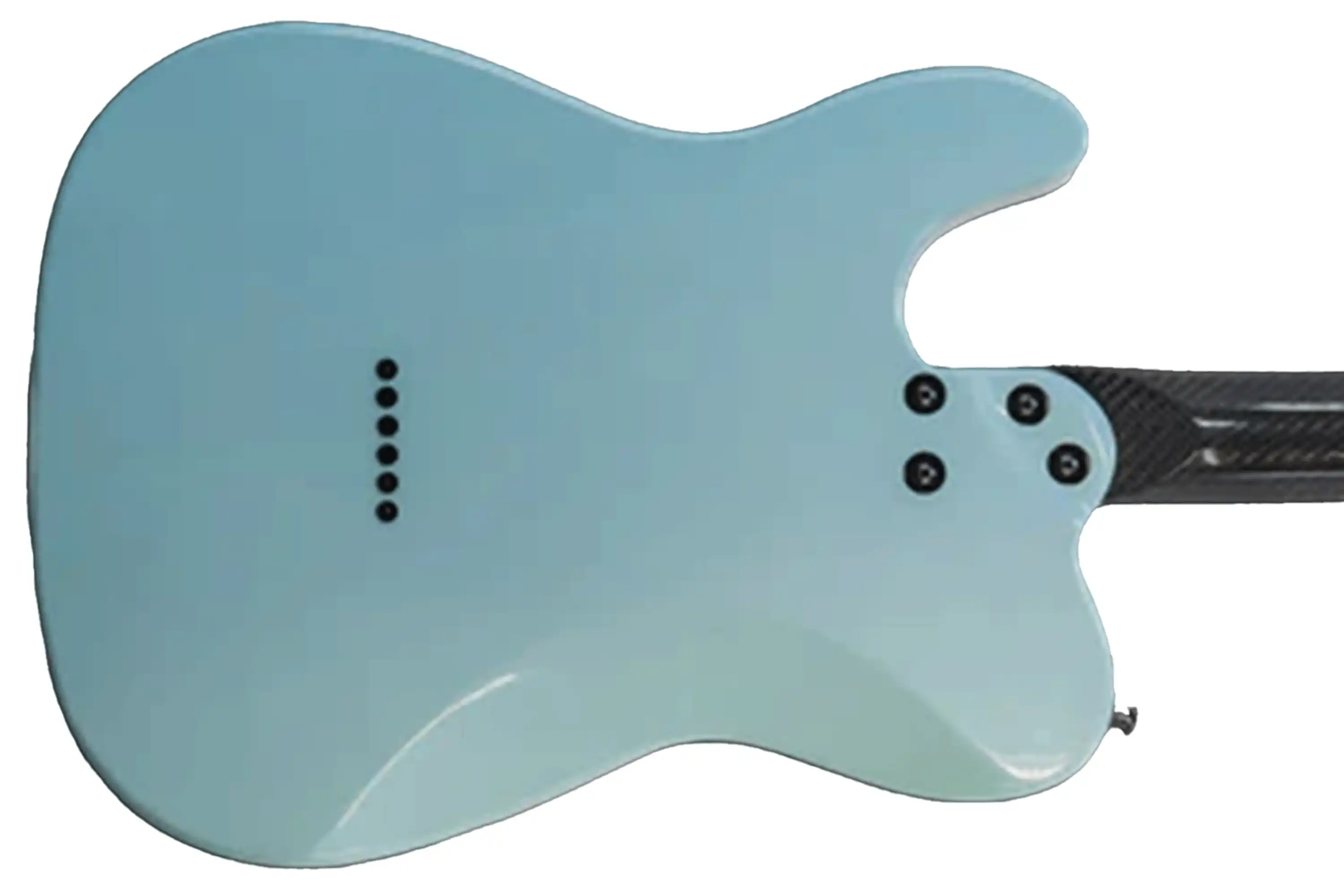Klōs Telomere Custom Series 22 Fret Electric Guitar with Klos Blackouts Pickup - Stone Blue - Image 2