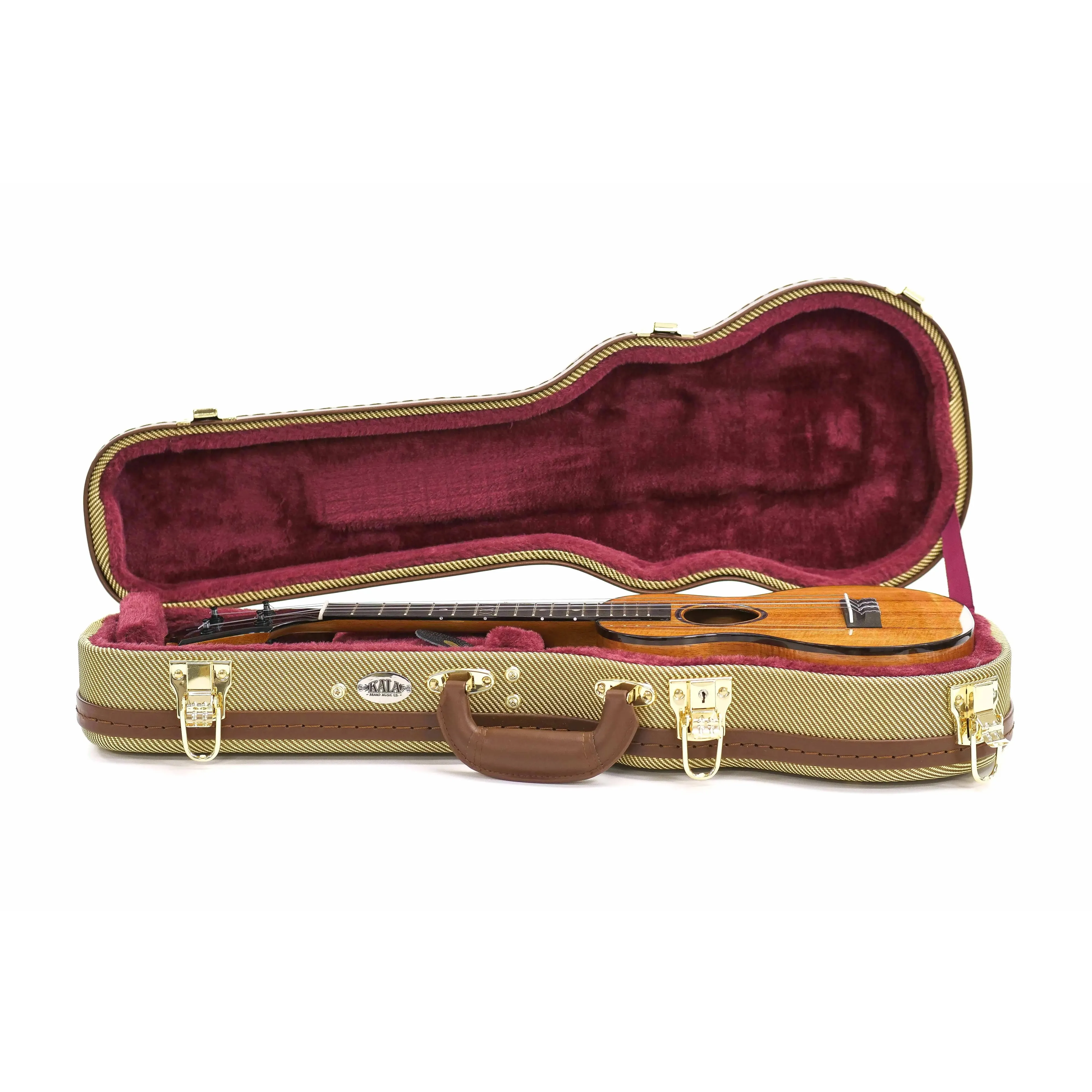 KoAloha KCM-25 #17 Red Label Silver Anniversary Concert Ukulele w/ Hardshell Case - Image 5