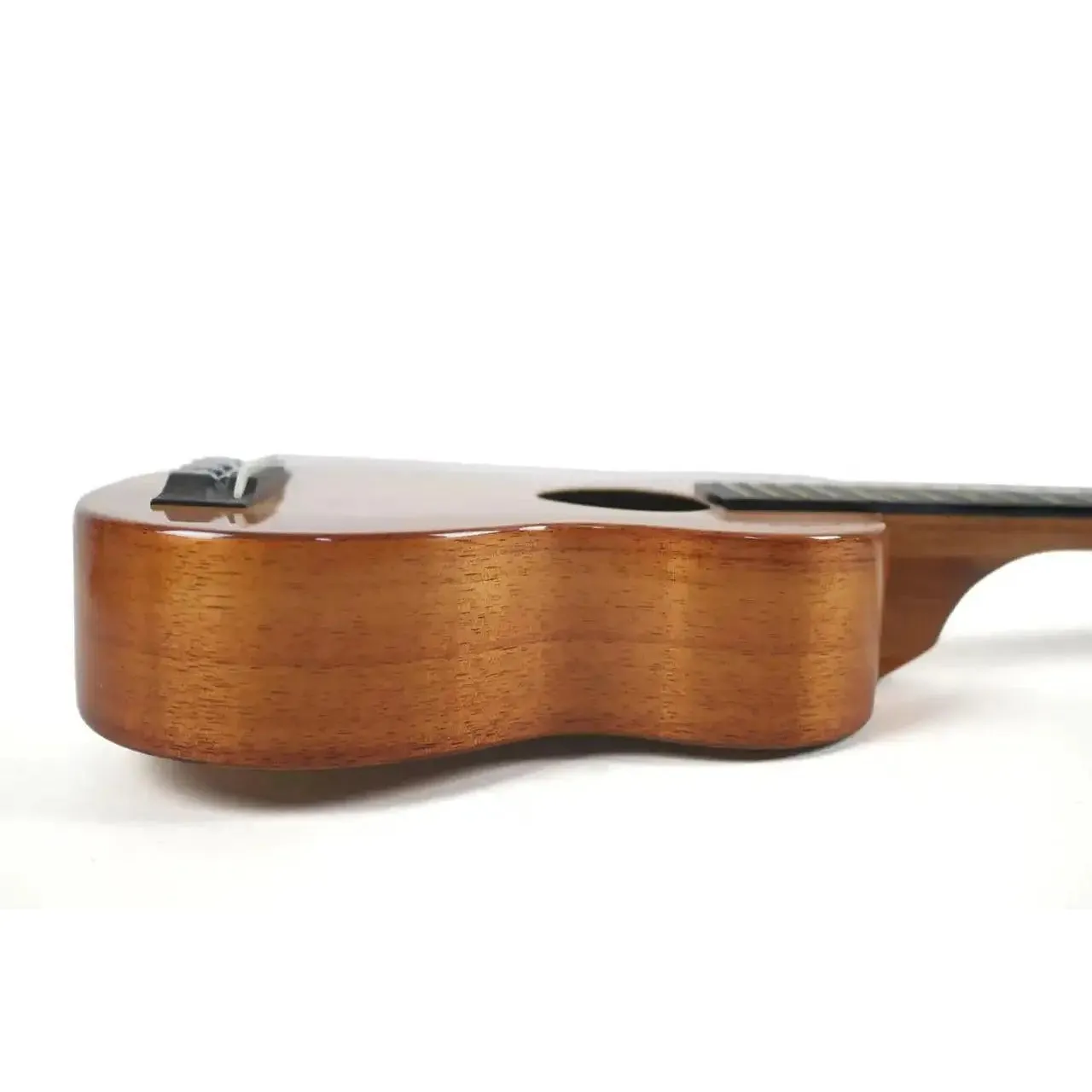 KoAloha KSM-T2 Solid Hawaiian Koa Longneck Soprano Ukulele w/ Hardshell Case - Image 3