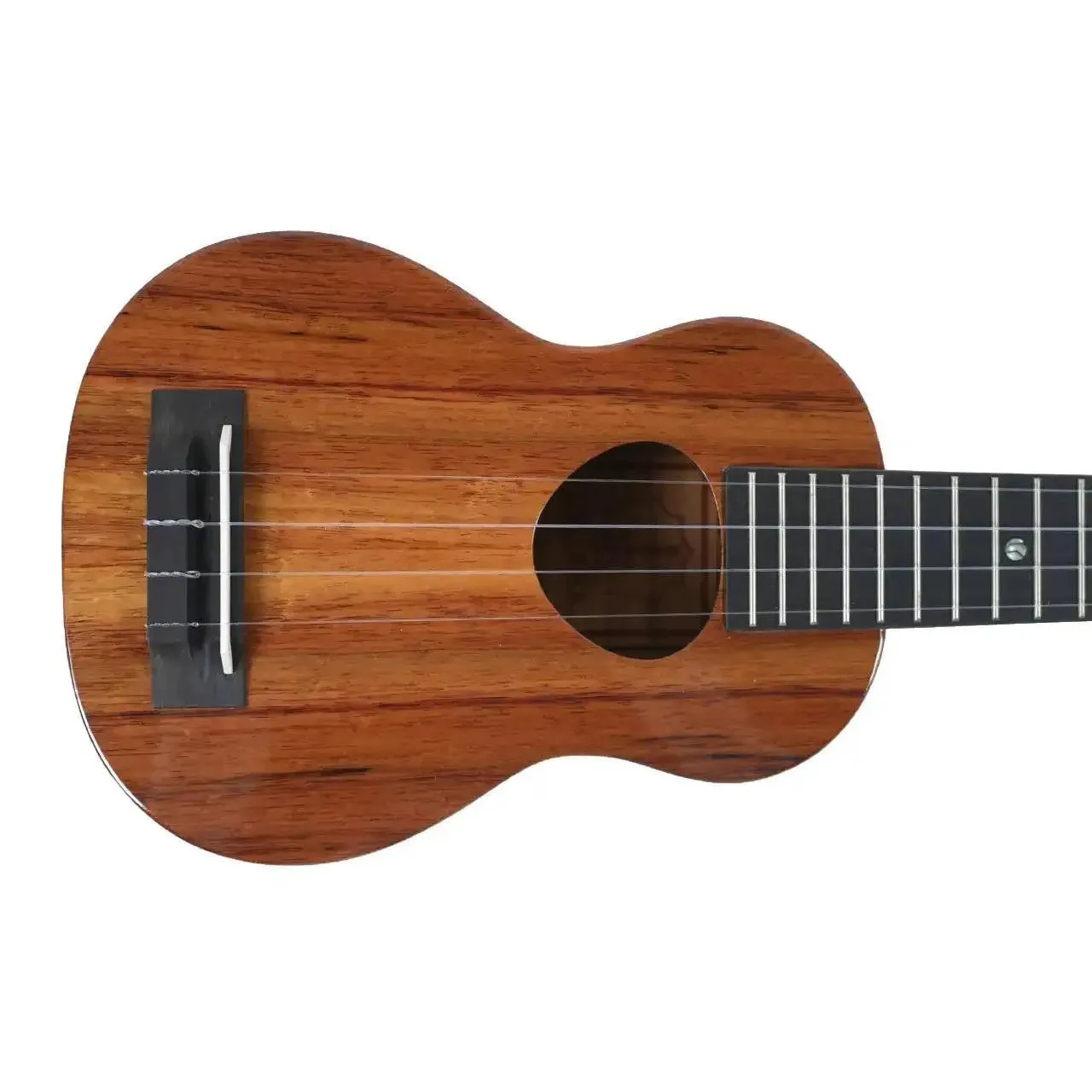 KoAloha KSM-T2 Solid Hawaiian Koa Longneck Soprano Ukulele w/ Hardshell Case