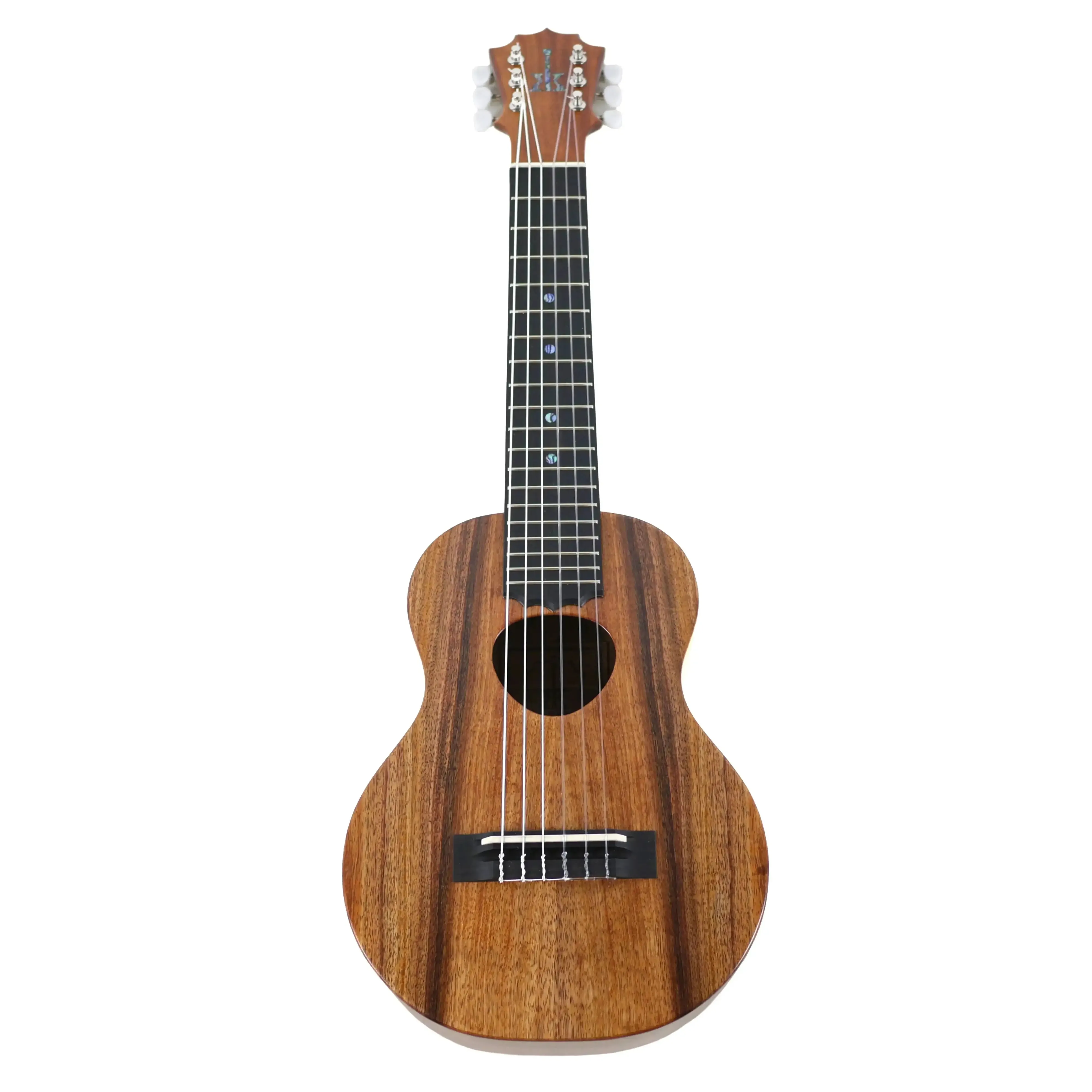 KoAloha KTM-10D6 Solid Hawaiian Koa 6-String Guitarlele - Image 4