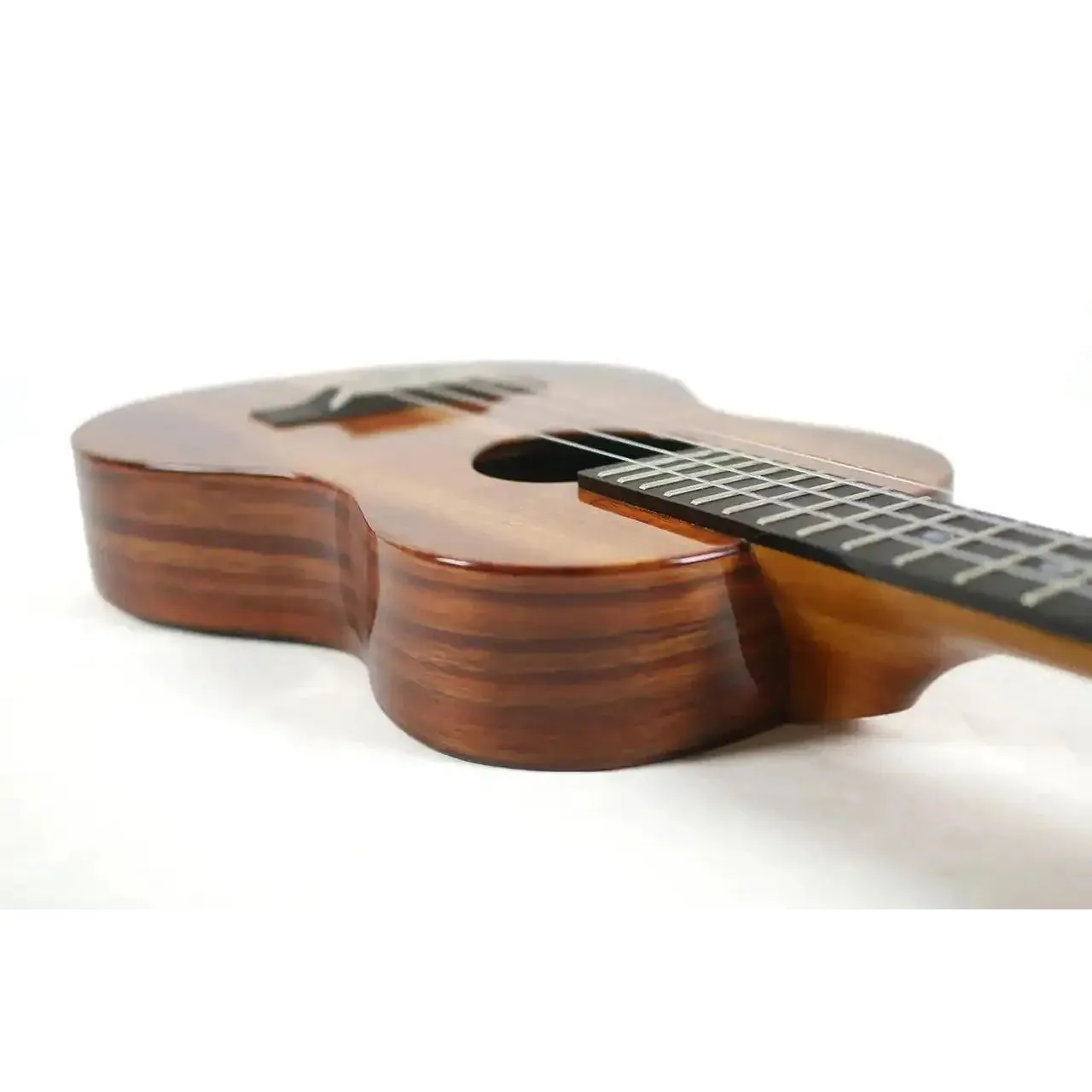 KoAloha KTM-S00 Solid Hawaiian Koa Slimline Tenor Ukulele - Image 3