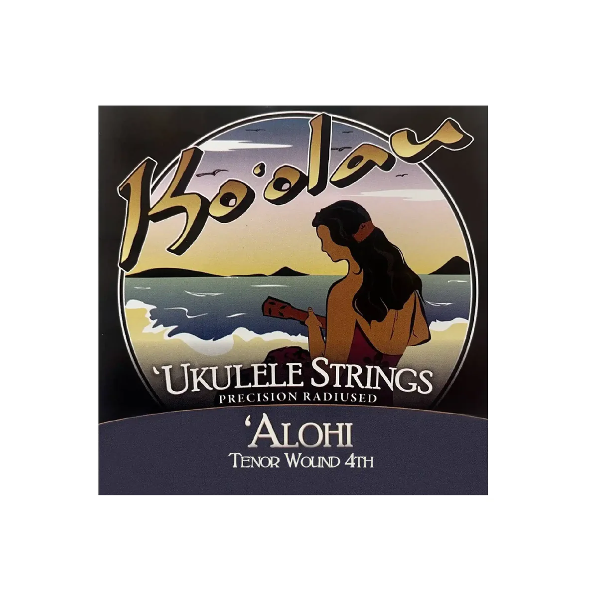 Ko'olau 'Alohi Tenor Wound 4th String Set