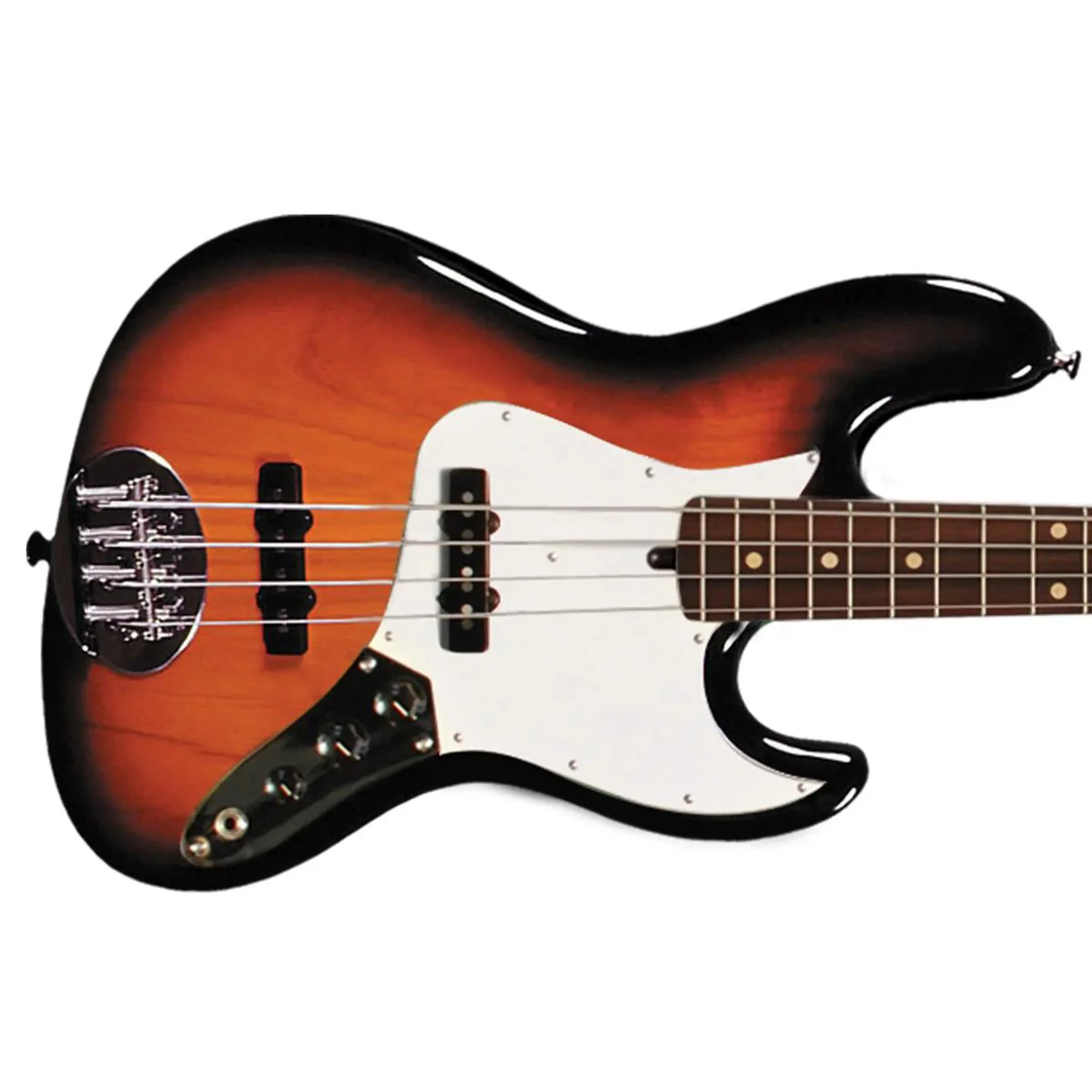 Lakland 44-60 "Vintage J" Skyline Series 4-String Electric Bass - 3 Tone Sunburst