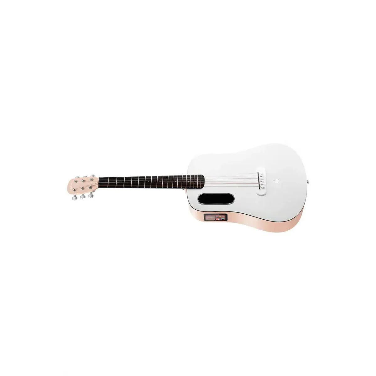 LAVA ME PLAY 36" HPL Acoustic-Electric Guitar - Light Peach/Frost White - Image 2