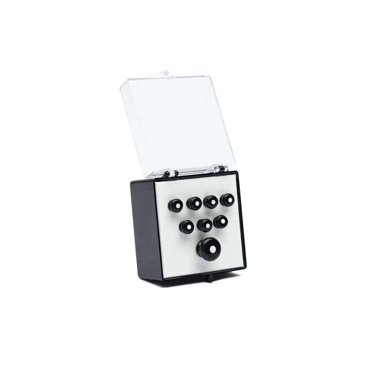 Martin Inlaid Bridge & Endpins - Black/White