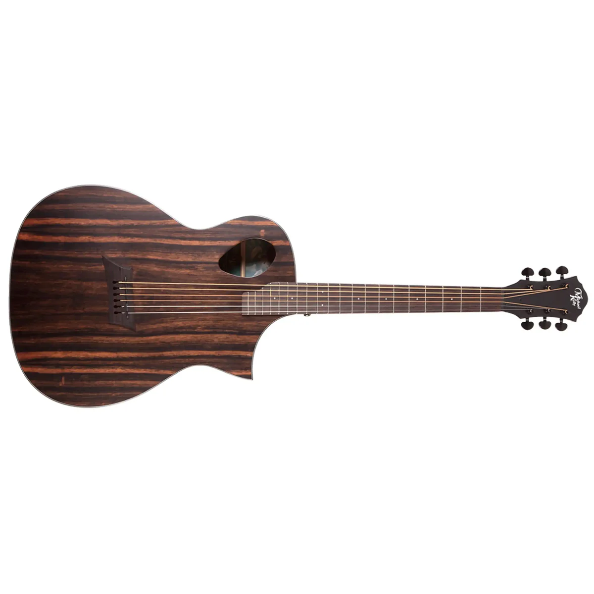 Michael Kelly Forte Port Exotic Java Ebony Acoustic Electric Guitar - Image 2