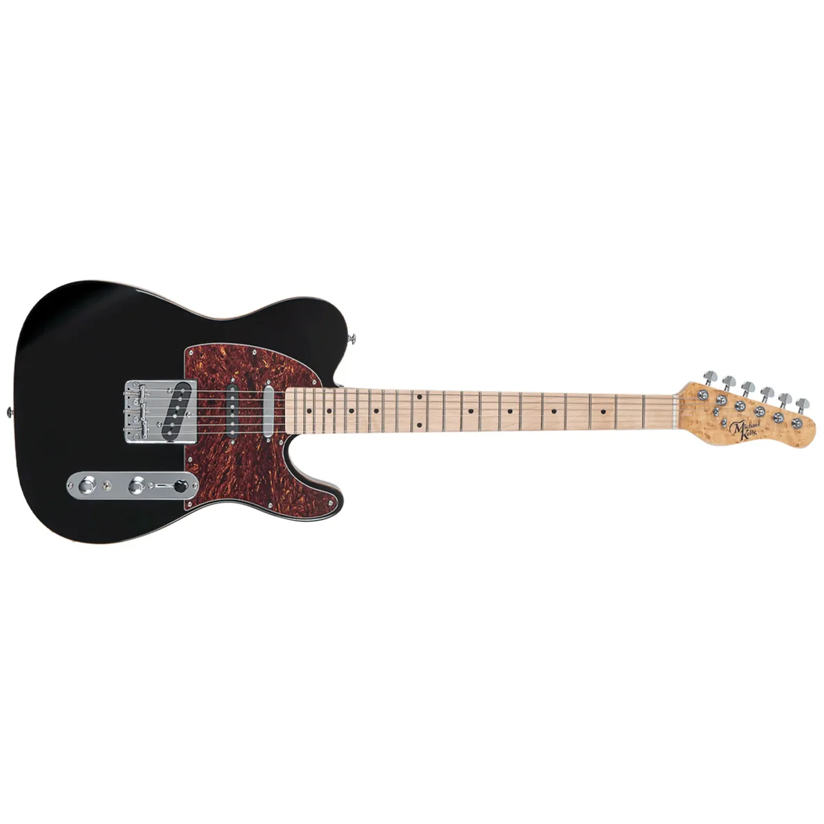 Michael Kelly Triple 50 Electric Guitar - Gloss Black - Image 2
