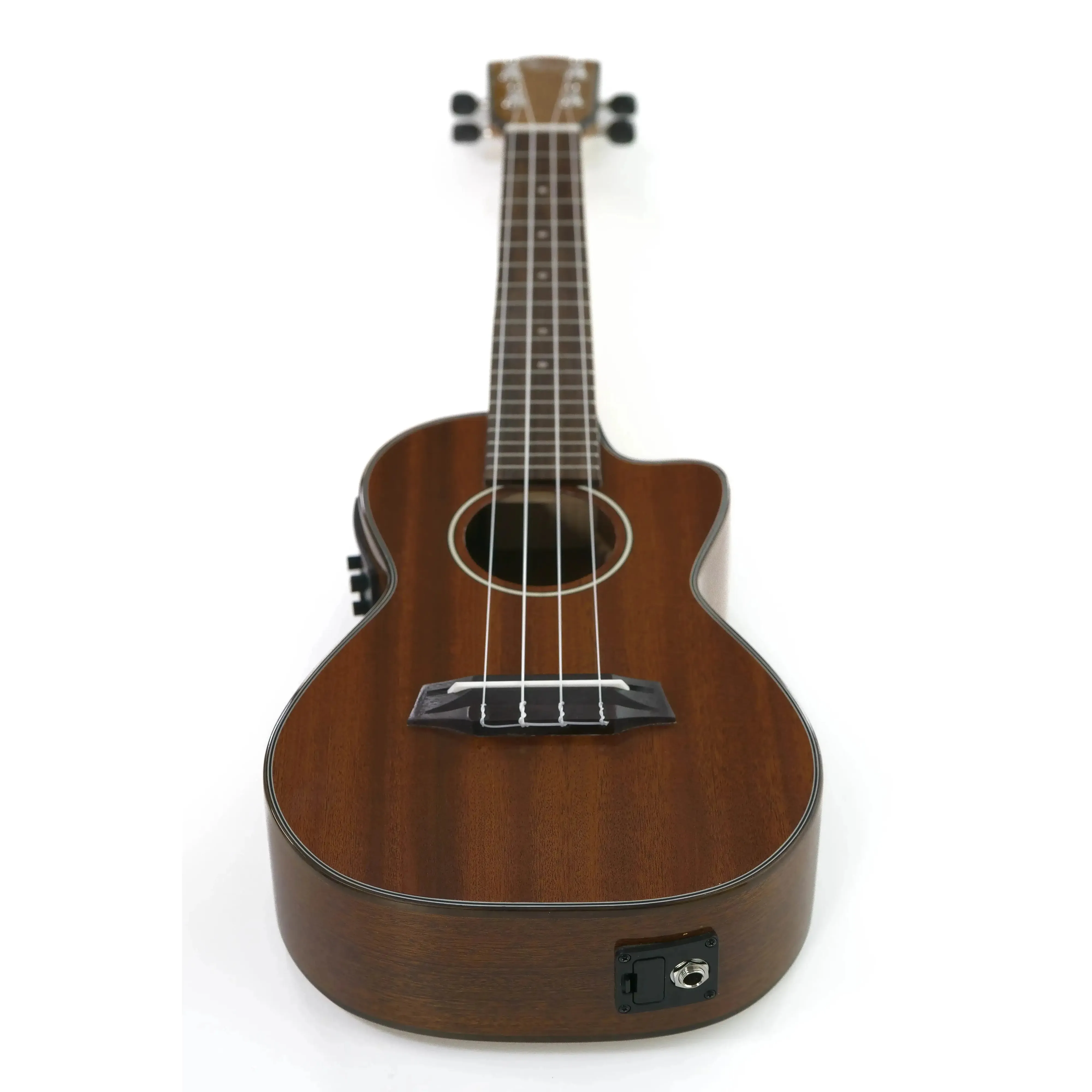 Ohana CK-35GCE Solid Mahogany Concert Ukulele w/ Pickup - Image 4