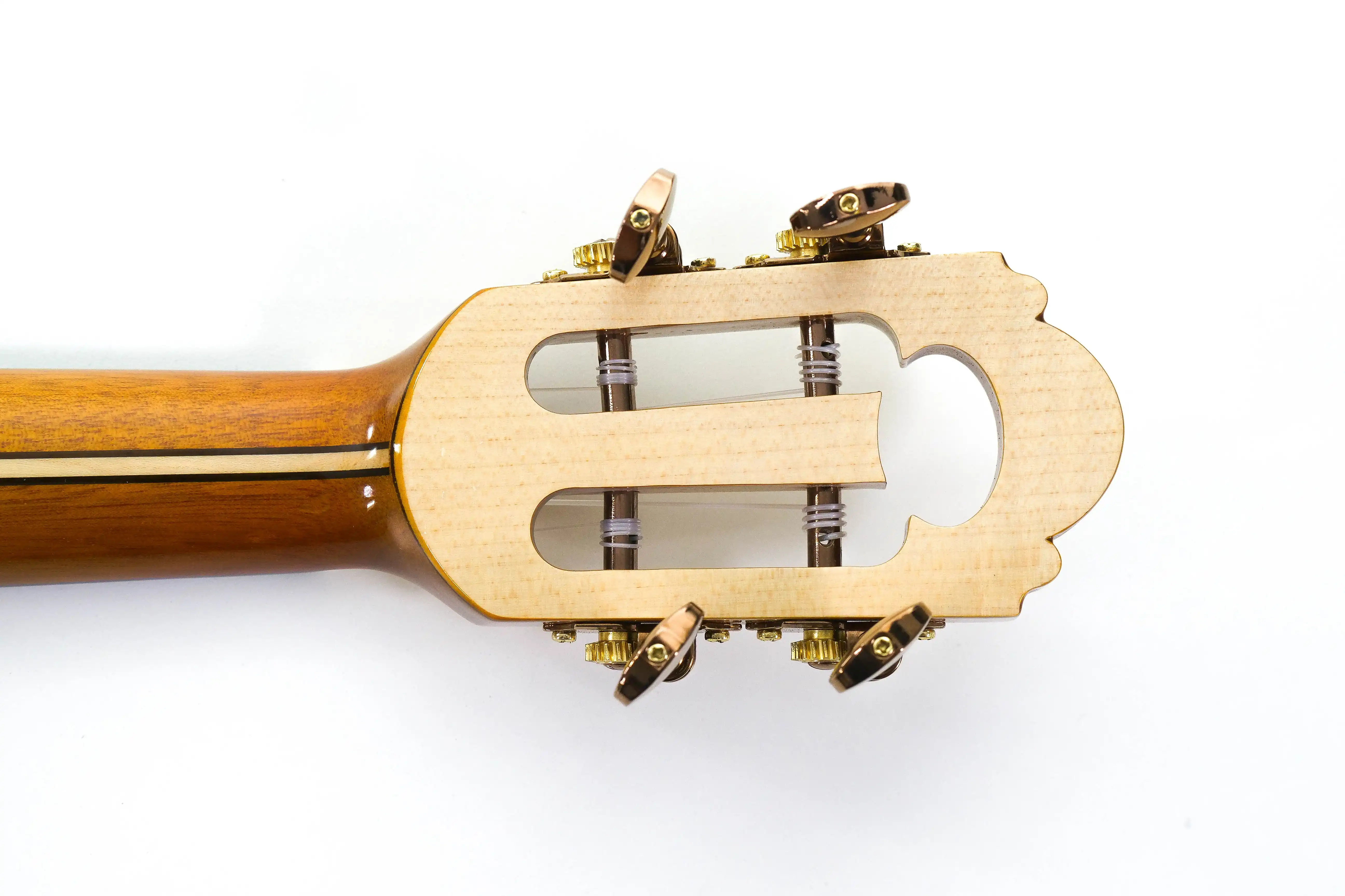Ohana CK-450QEL Solid Quilted Eucalyptus Concert Ukulele - Image 7