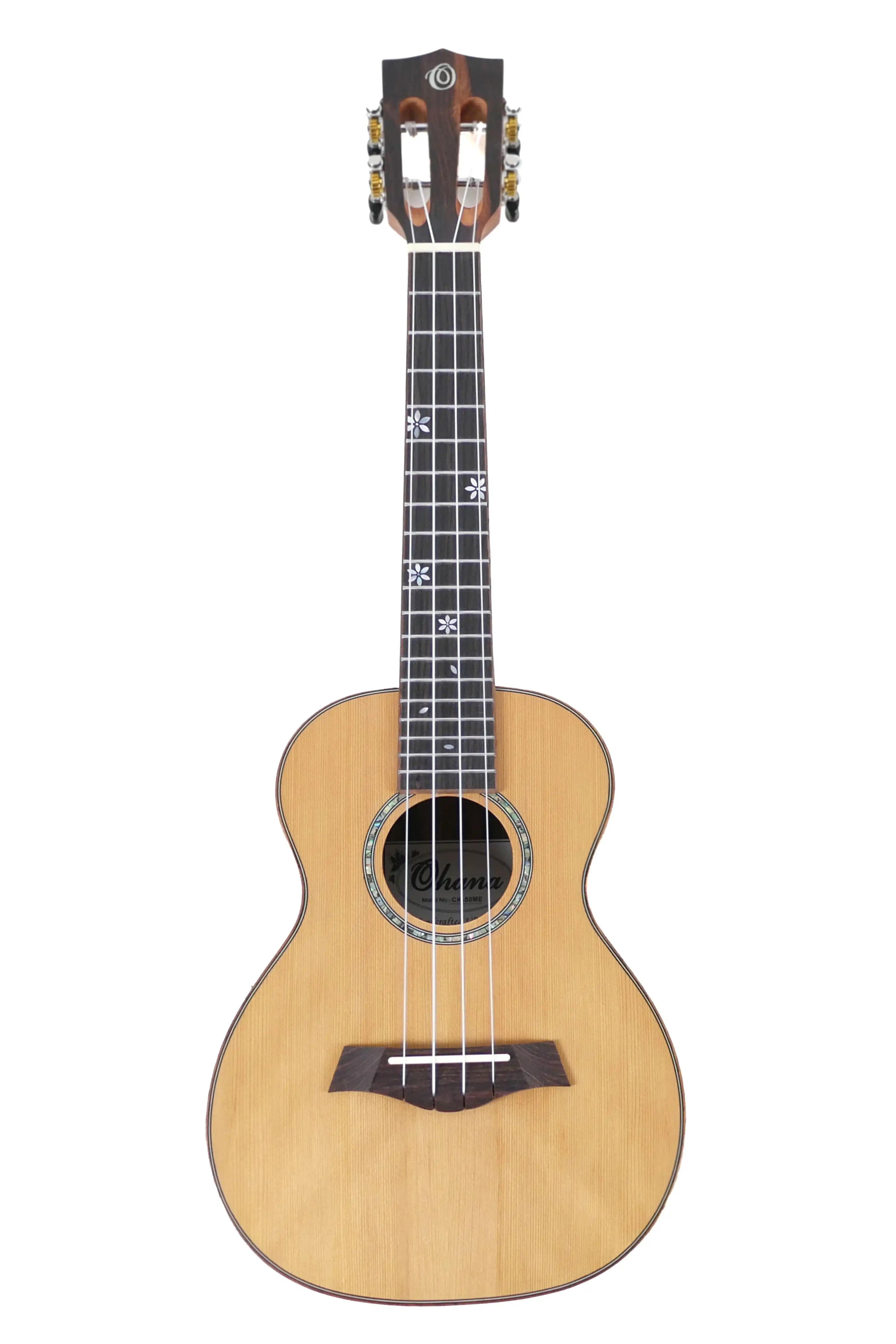 Ohana CK-50ME Macassar Ebony Series Concert Ukulele - Image 4