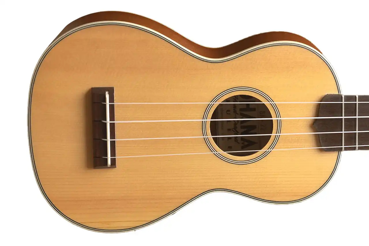 Ohana SK-22 Solid Spruce Top 22 Series Soprano Ukulele