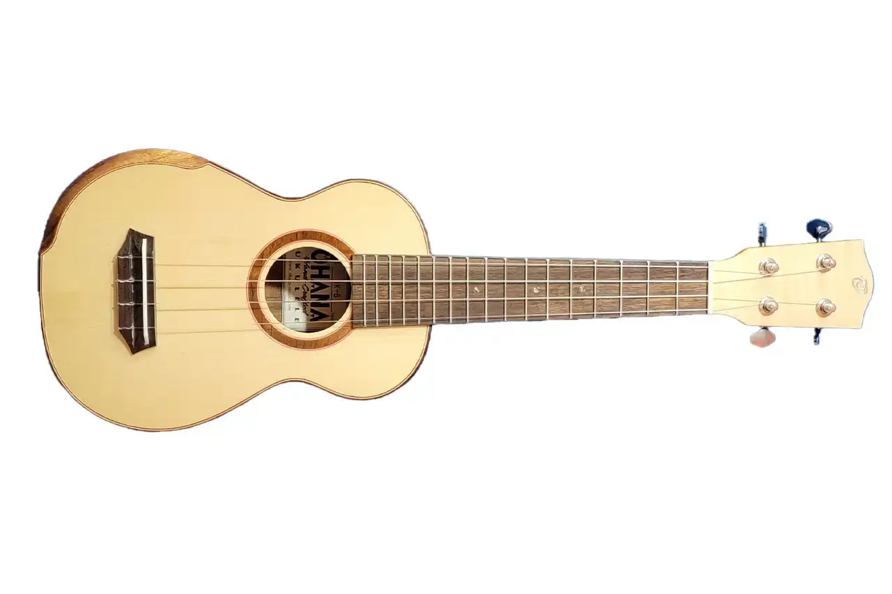 Ohana SK-6 Solid Spruce & Acacia Soprano Ukulele - Image 3