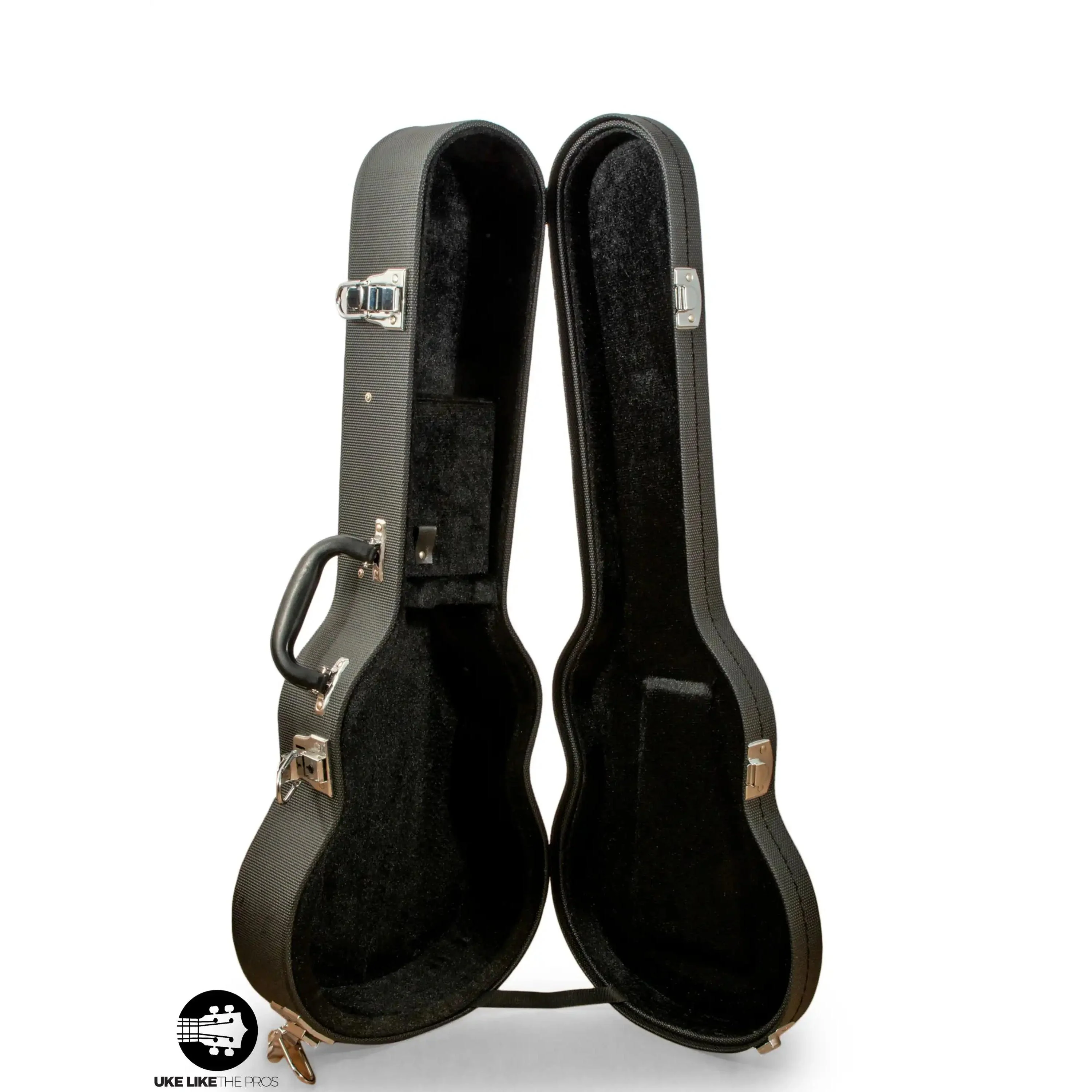 Ohana UCH-24L Black Super Concert Ukulele Hardshell Case - Image 5