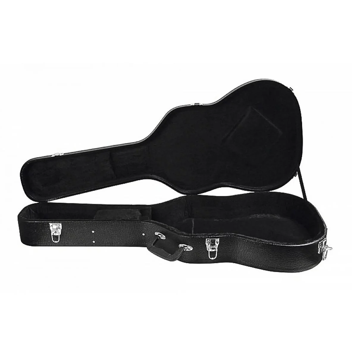 On-Stage GCES7000 Hardshell ES-335-Style Electric Guitar Case - Black - Image 2