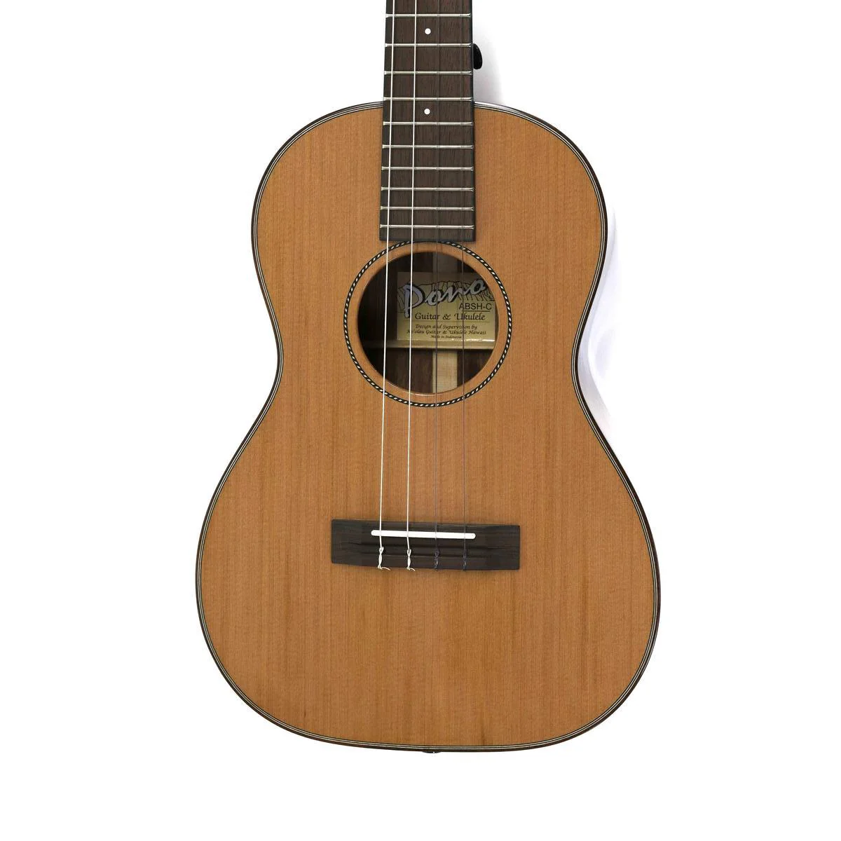 Pono ABSH-C Solid Cedar Top & Acacia Baritone Ukulele - Blemished