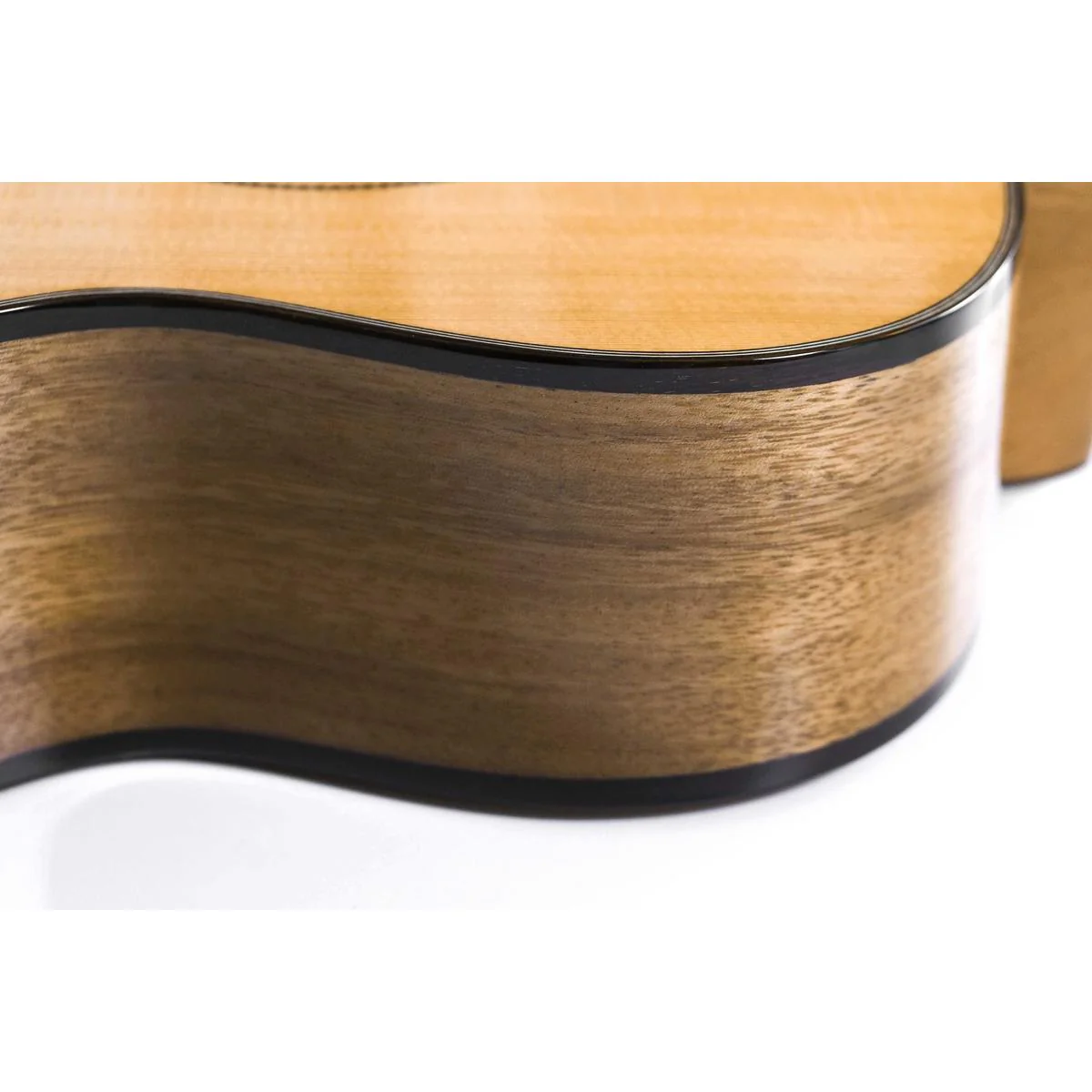 Pono BN4-1 Solid Cedar & Acacia Big Baritone Ukulele - Lattice Bracing - Image 3