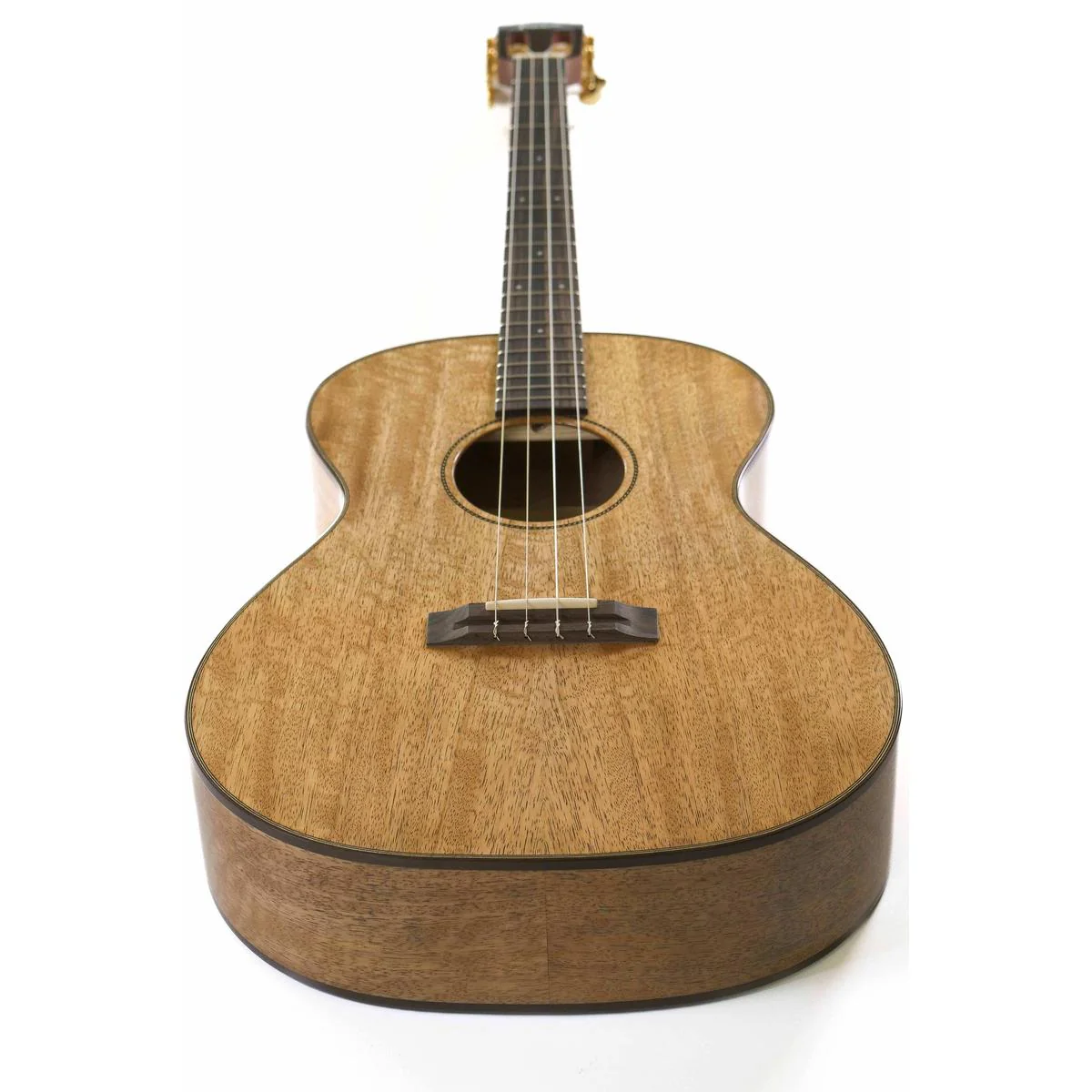 Pono BN4-3 Solid Mango Big Baritone Ukulele "Blue Ivy" - Image 4