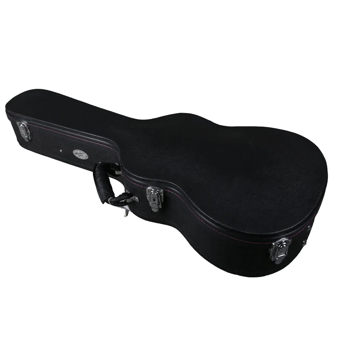 Pono Ko'olau Black Deluxe Archtop ULN4-2 Baritone Ukulele Hard Case "Millie" - Discounted - Image 2