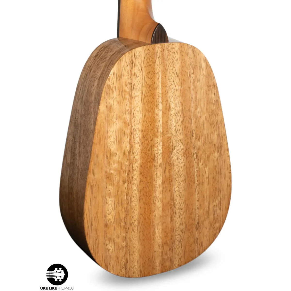 Pono MGCDP Deluxe Pineapple Concert Ukulele All Solid Mango "Olly" - Image 4