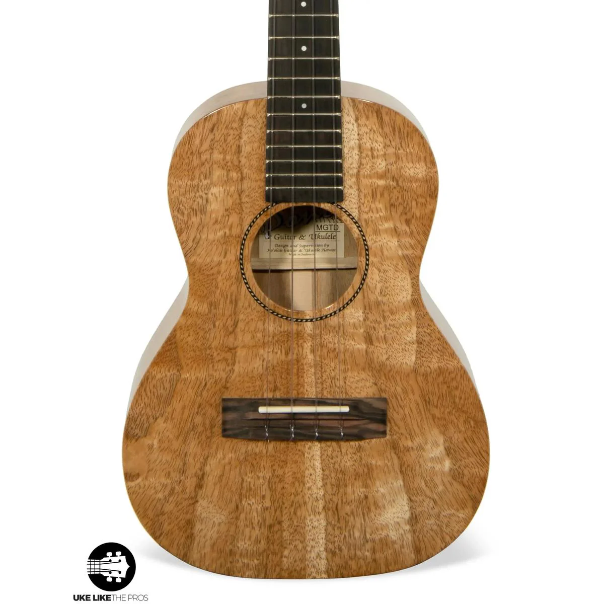 Pono MGTD Deluxe Tenor Ukulele All Solid Mango "Gala" - Image 7