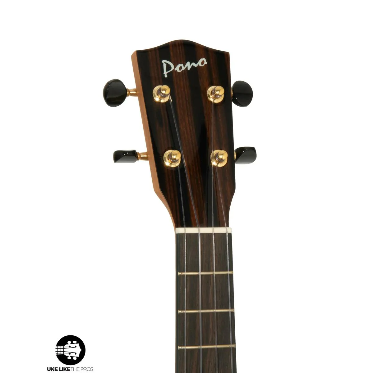 Pono MGTD Deluxe Tenor Ukulele All Solid Mango "Pink Lady" - Image 9