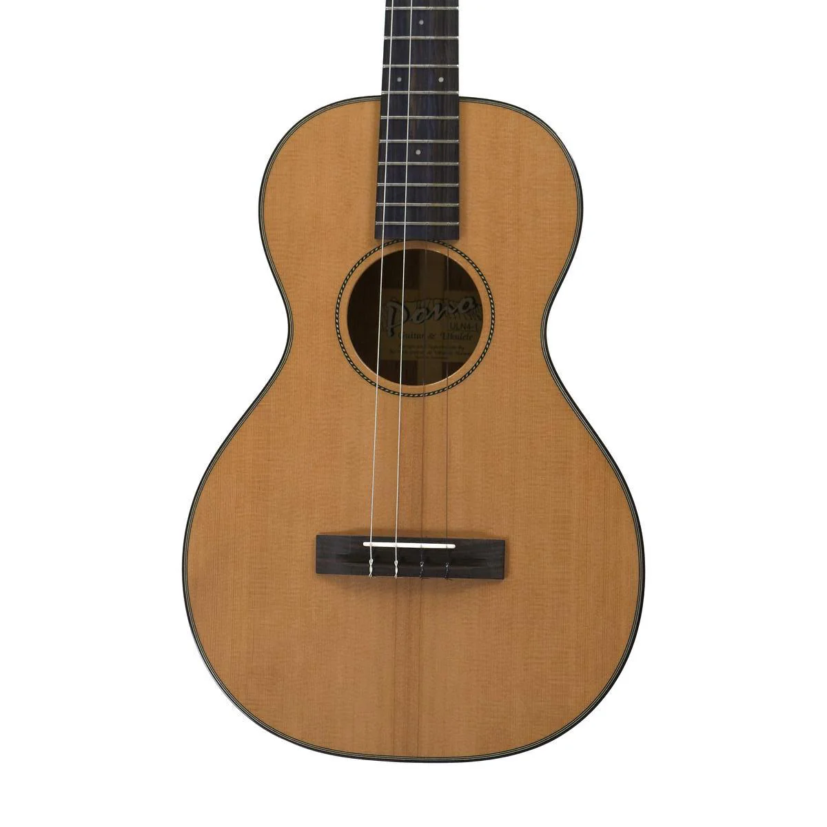 Pono ULN4-1 Solid Cedar & Acacia Big Baritone Ukulele - Lattice Bracing