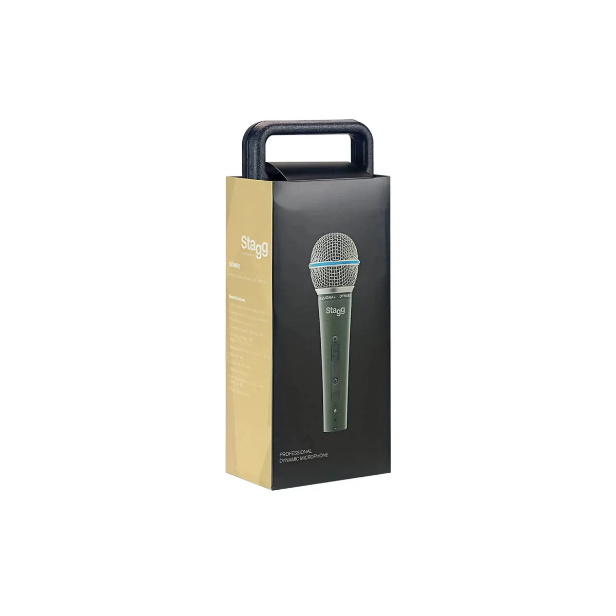 Stagg SDM60 Professional Cardioid Dynamic Microphone - DC164 Cartridge - Image 2